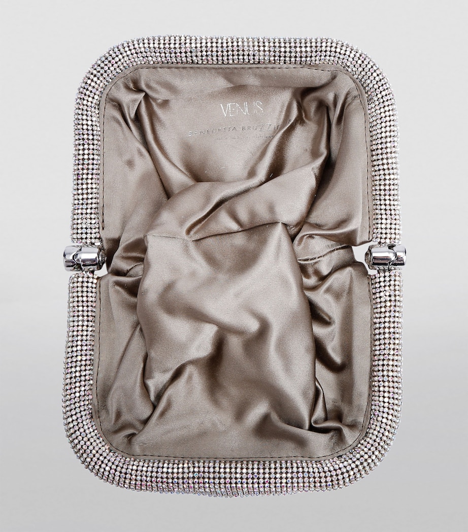 Embellished Venus La Petite Clutch Bag SILVER COM Image 2
