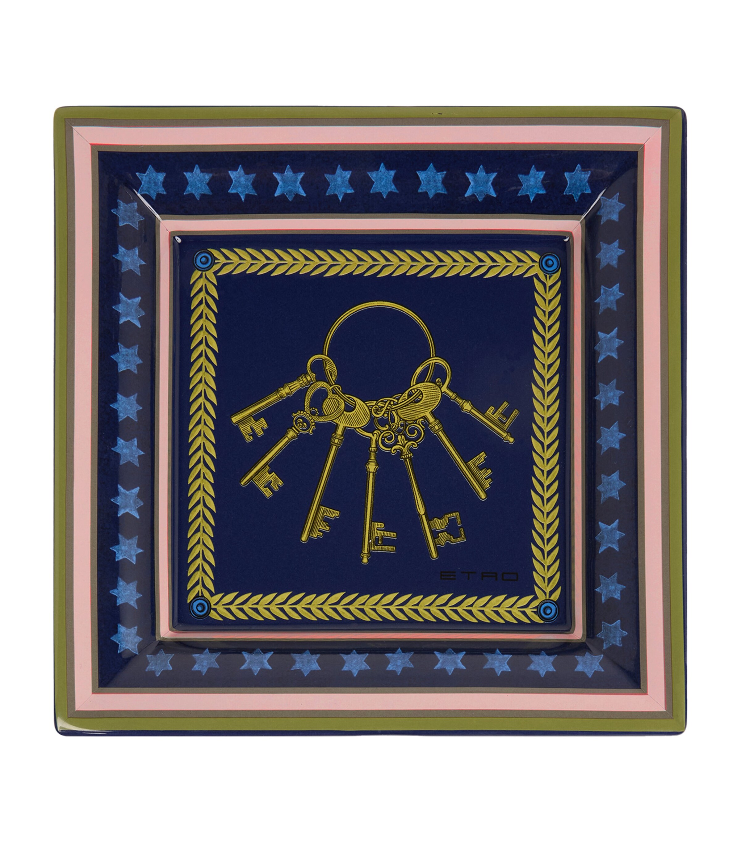 Ceramic Herald Tray (20cm x 20cm) BLUE Image 2