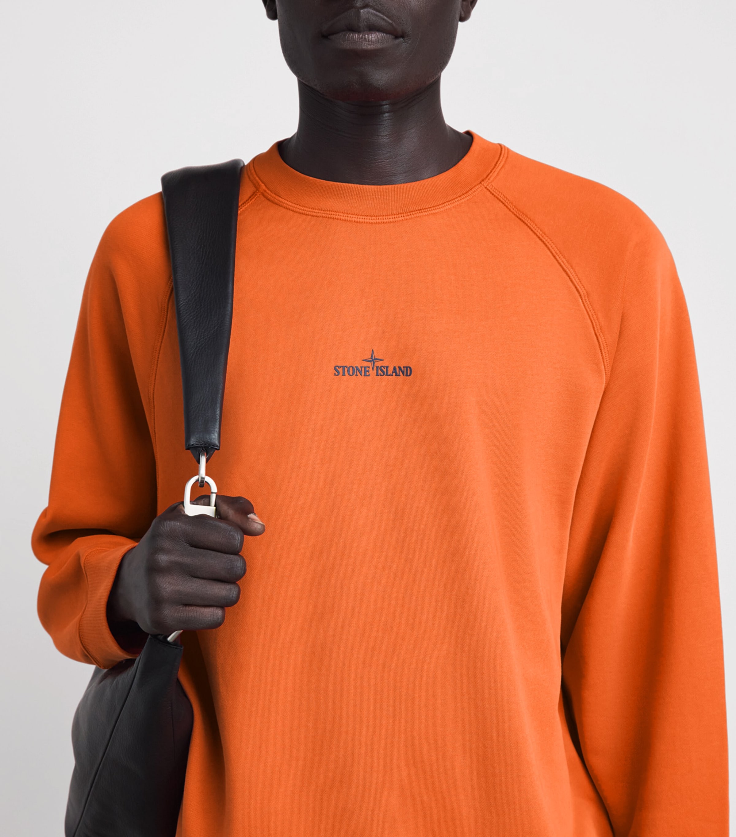 Stone Island Mens Desert Print Oversized Sweatshirt Image 3