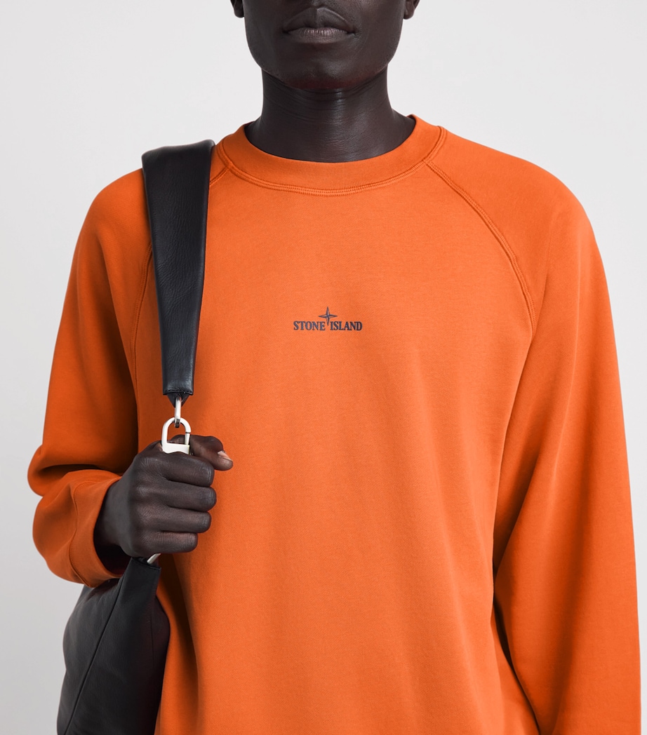 Stone Island Mens Desert Print Oversized Sweatshirt Image 3