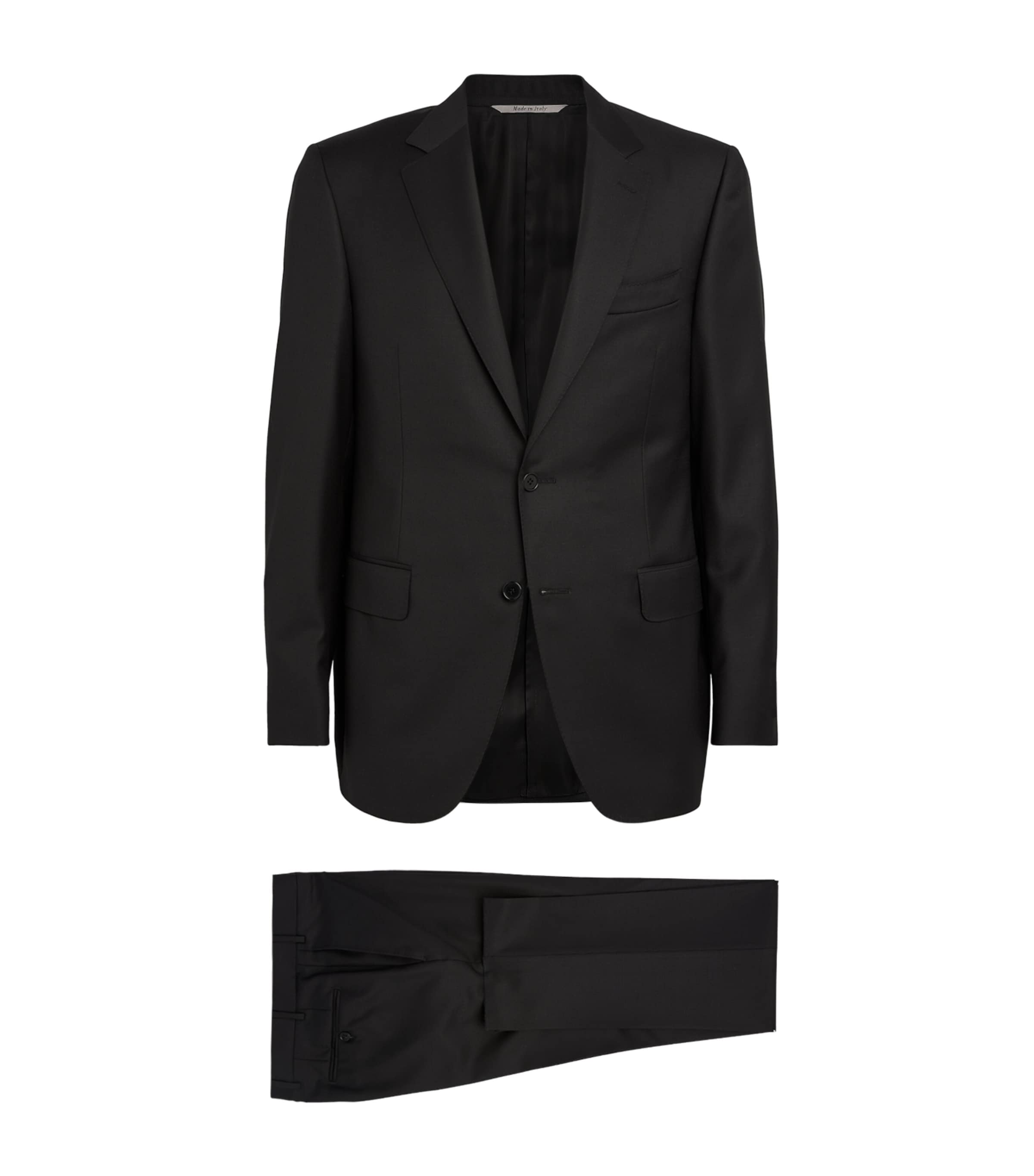 Wool 2-Piece Suit 10 BLACK Image 1
