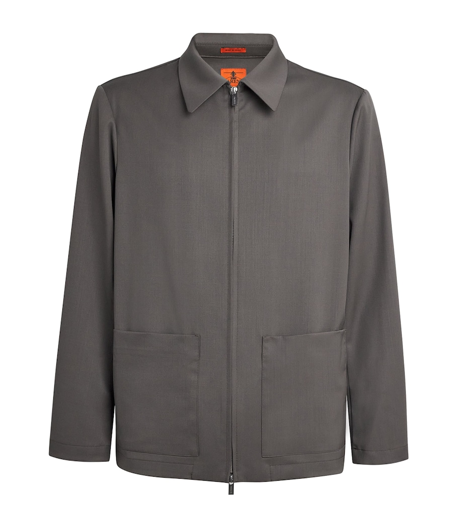 Wool-Blend Zip-Up Overshirt NOCE 260 Image 1
