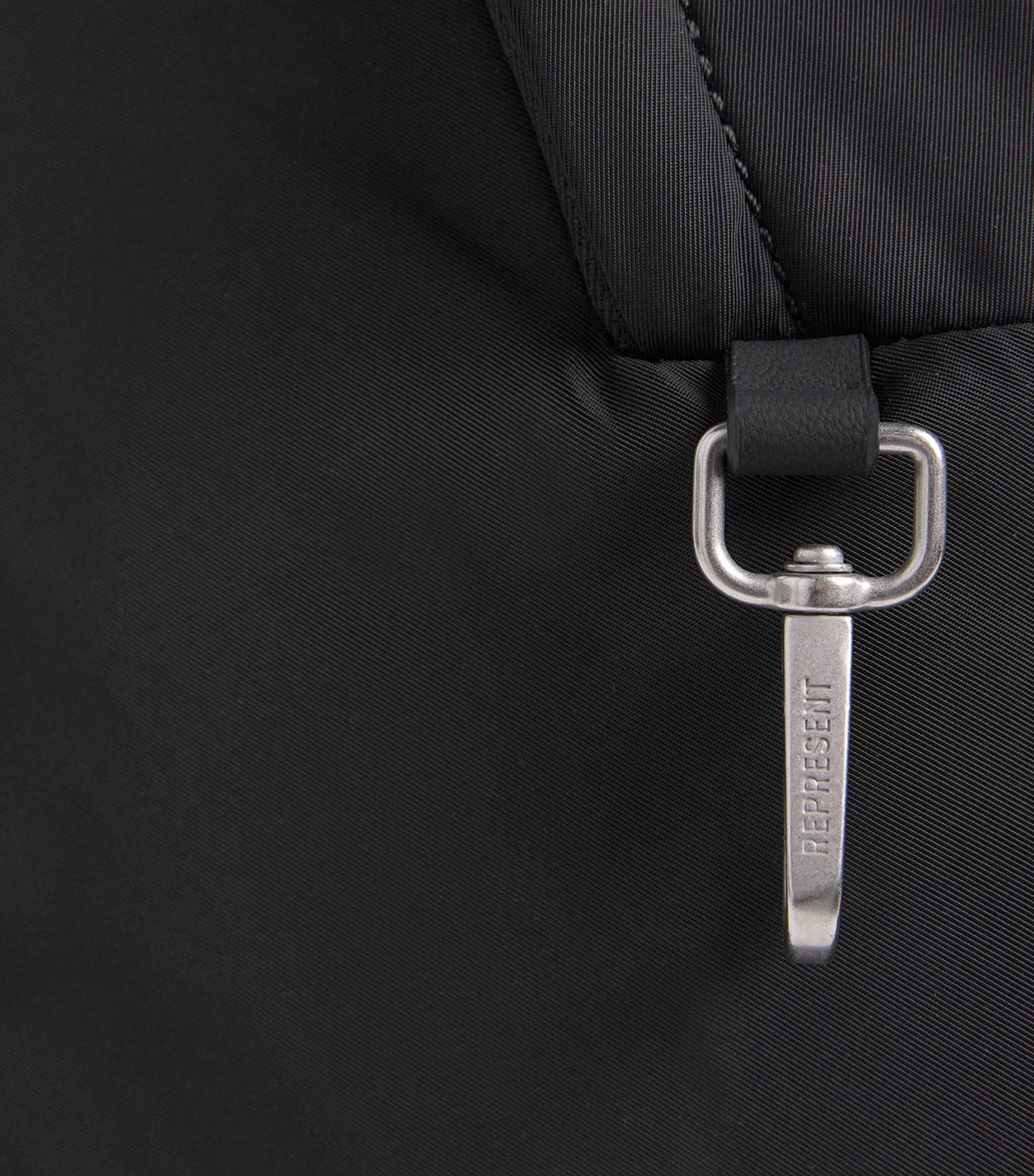 Nylon Logo Backpack BLACK Image 6