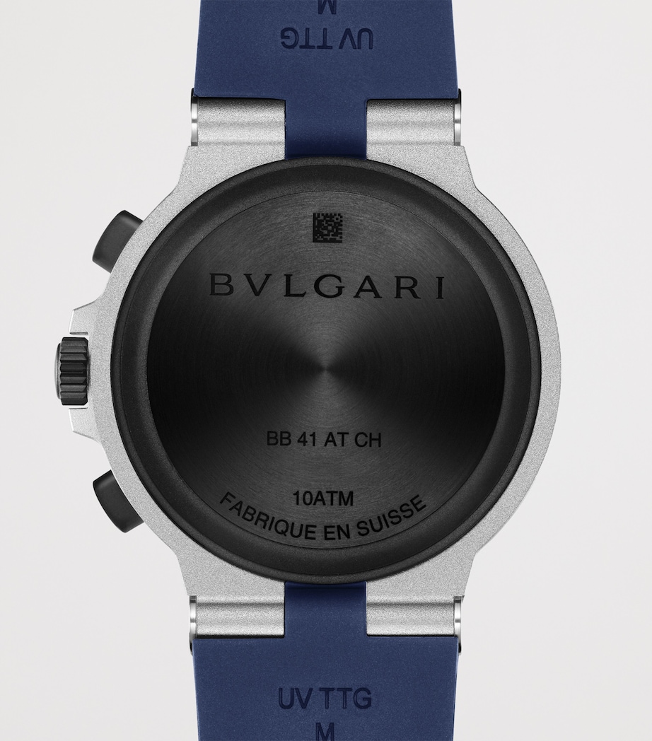 Bvlgari Aluminium Watch 41mm BLUE Image 4