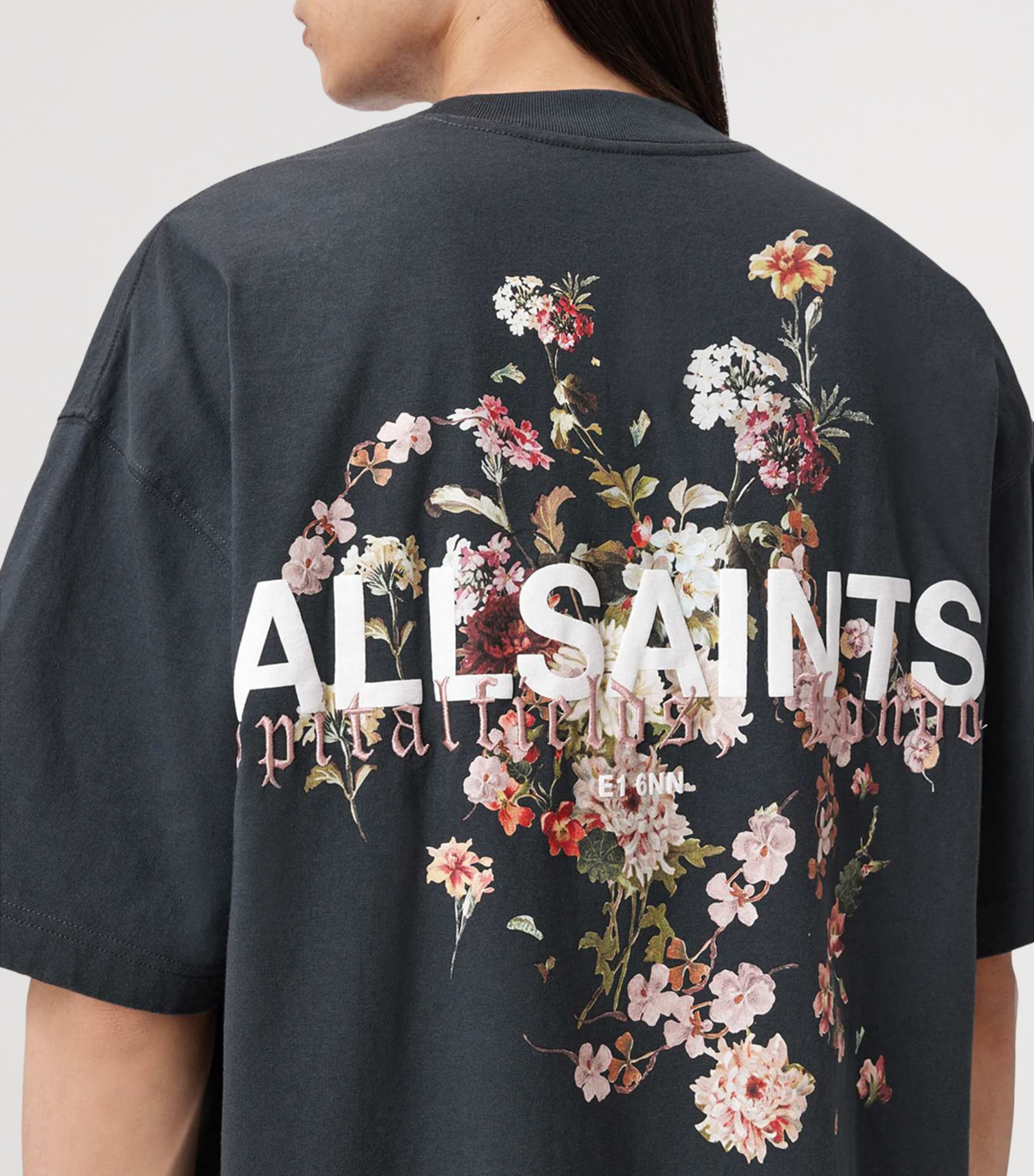 Organic Cotton Valen T-Shirt WASHED BLACK Image 6