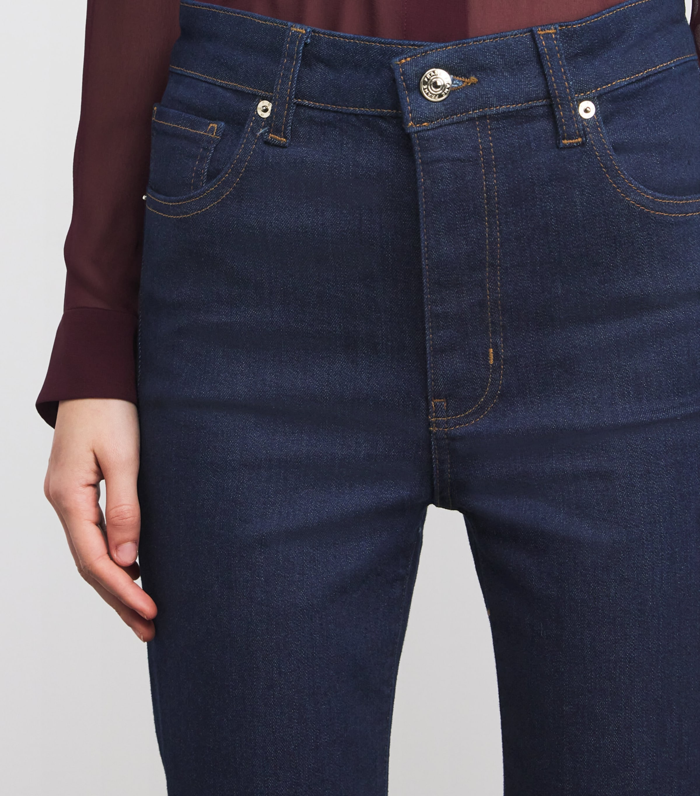 The Reboot Crop Bootcut Jeans RINSE Image 6