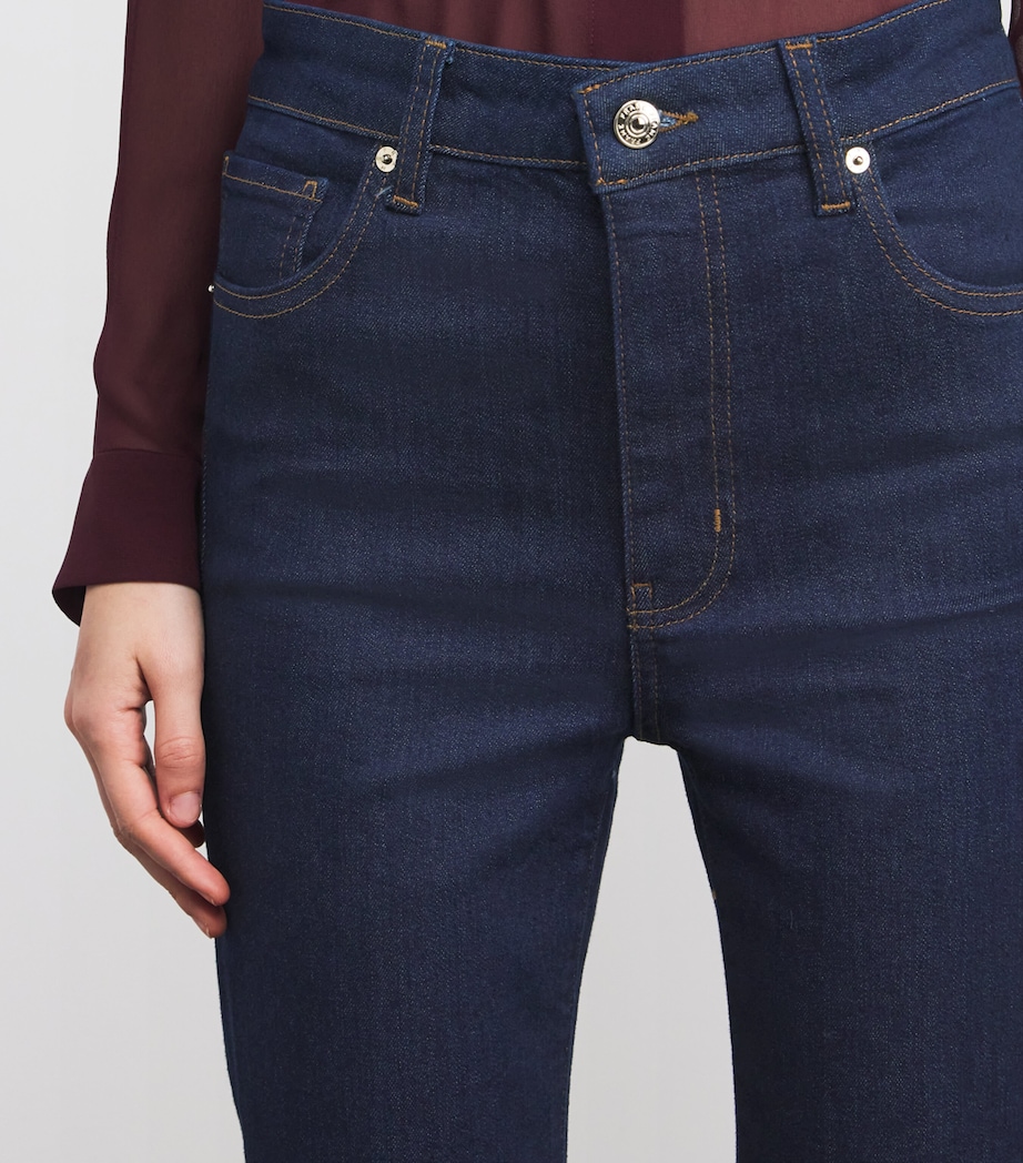 The Reboot Crop Bootcut Jeans RINSE Image 6