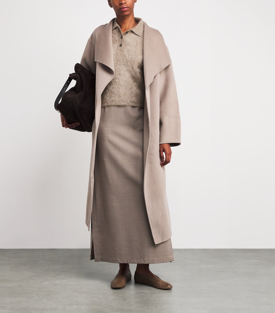 Cashmere Maika Polo Sweater NOUGAT Image 2