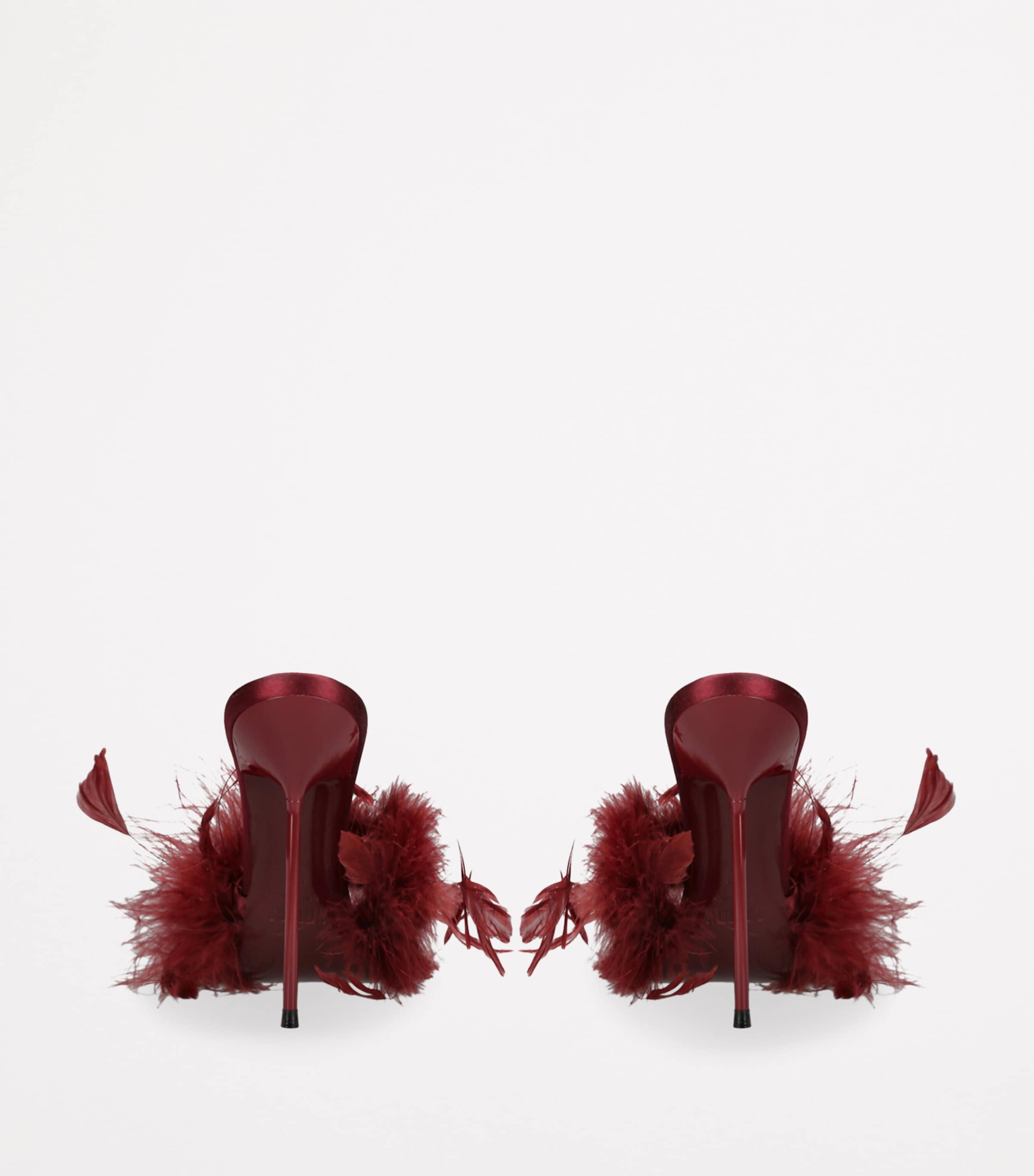 Paris Texas Feather Lidia Mules 105 | Harrods US