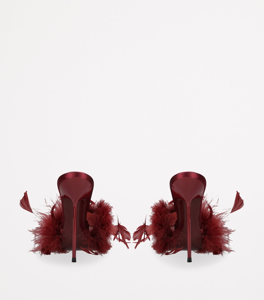Feather Lidia Mules 105 RED/DARK Image 2
