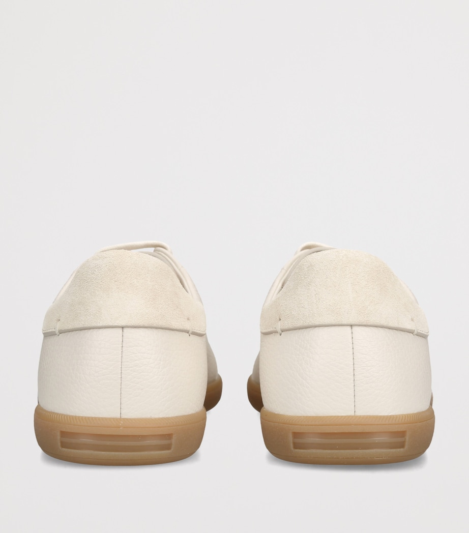 Zegna Leather 232 Sneakers White Image 4