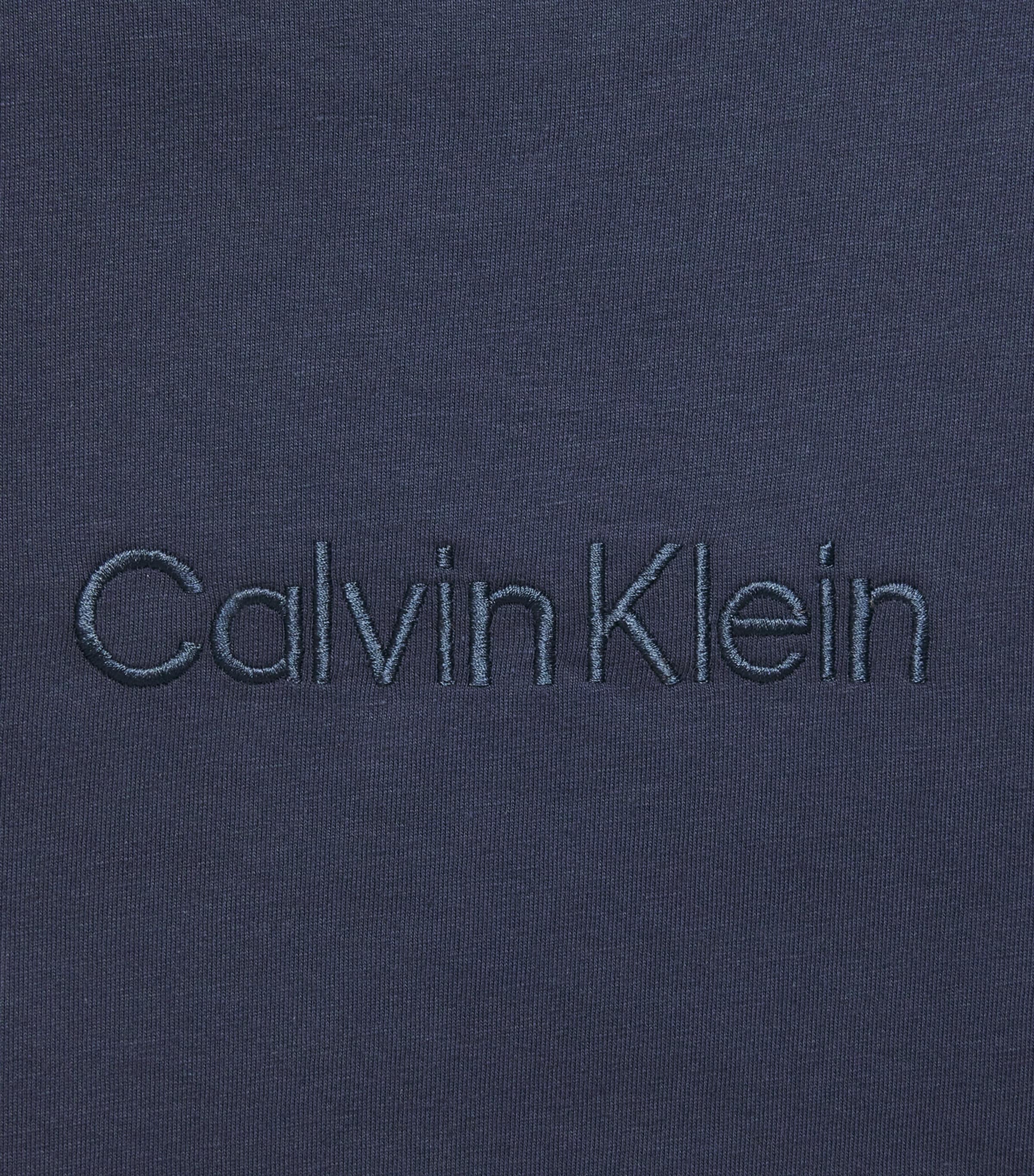 Calvin Klein Mens Cotton Logo Pyjama Top Cci Blue Nights Image 6