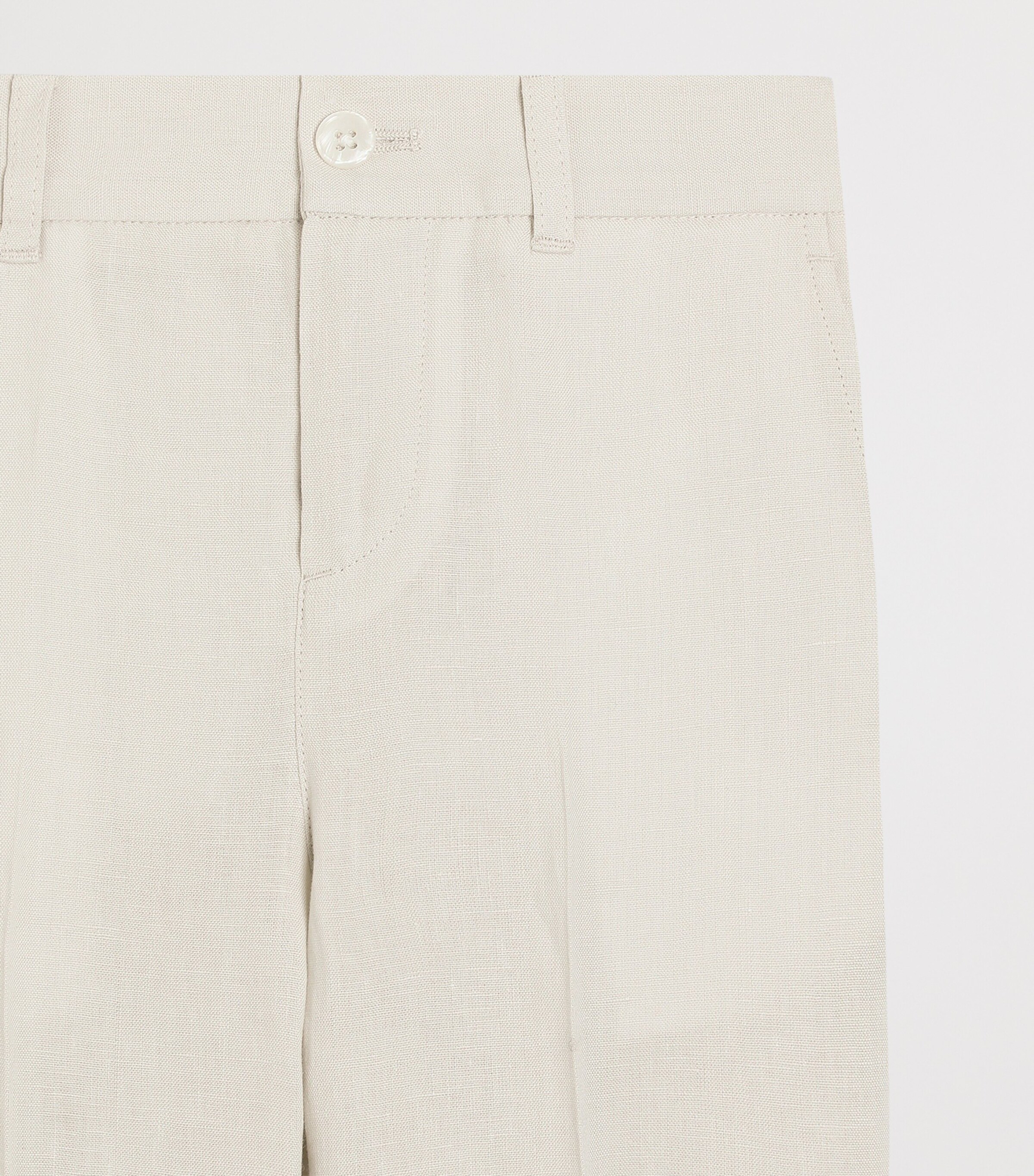 Dolce&Gabbana Kids Linen Trousers (8-14 Years) Beige Image 6