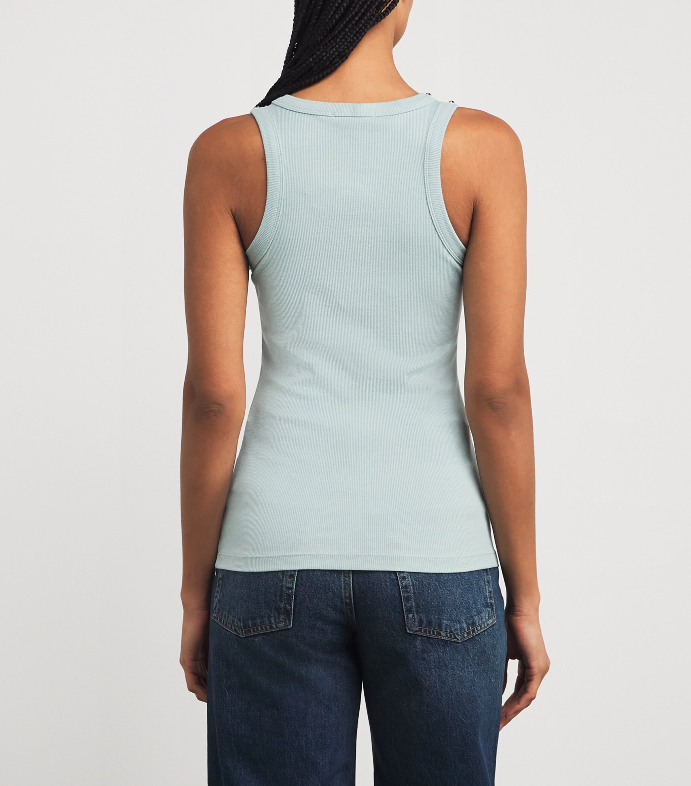 Cotton Crystal Tank Top MINT Image 4