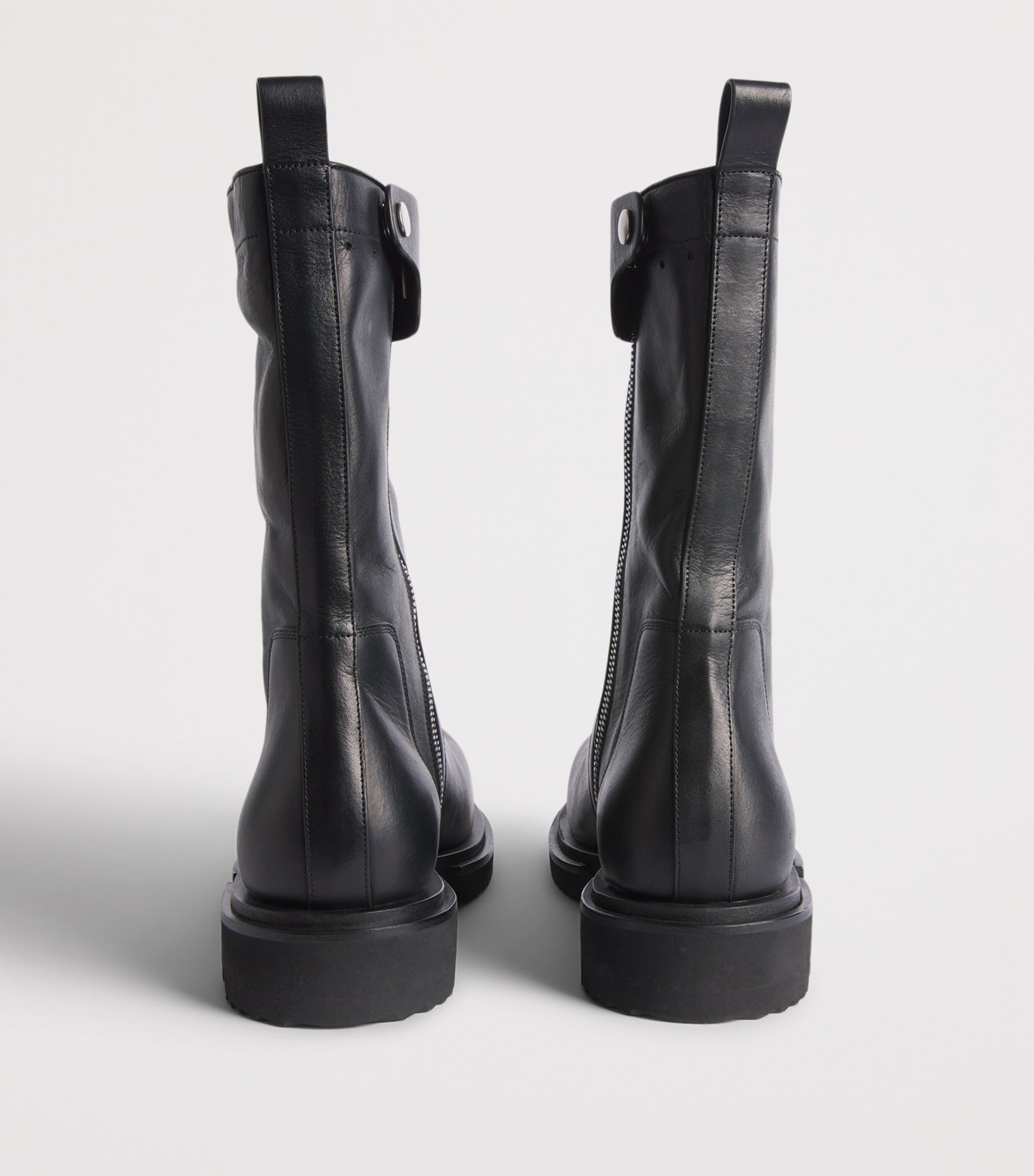 Rick Owens Leather Creeper Gabe Ankle Boots Black Image 5