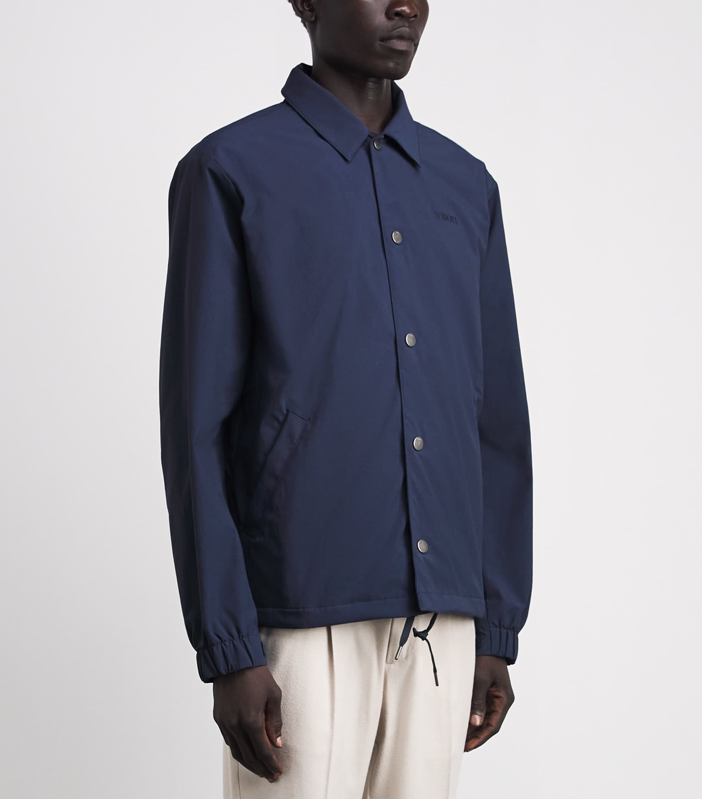 VUORI Mens V1 Coach Sports Jacket Ink Ink Image 4