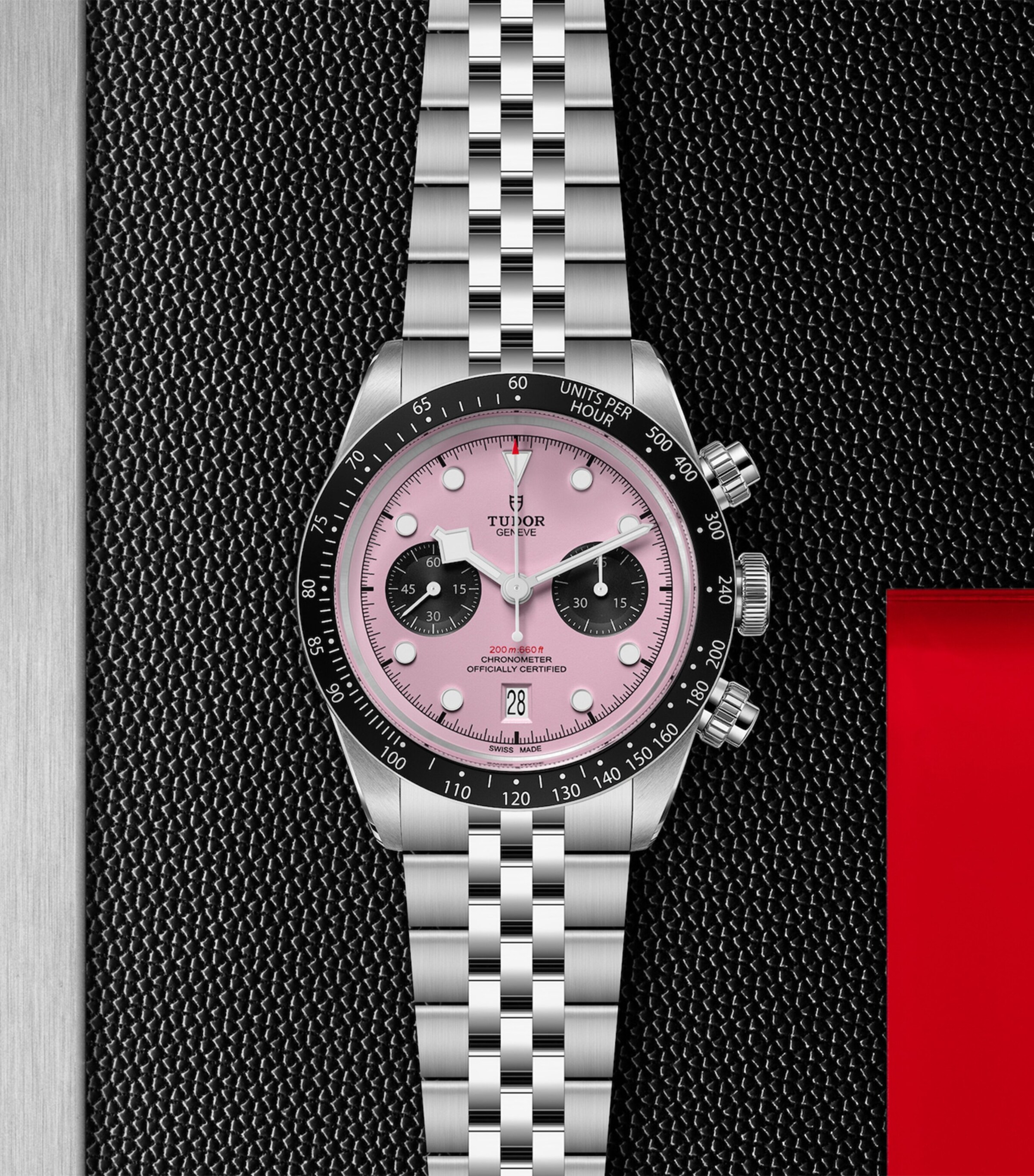 TUDOR Black Bay Chrono Stainless Steel Watch 41mm Pink Image 5