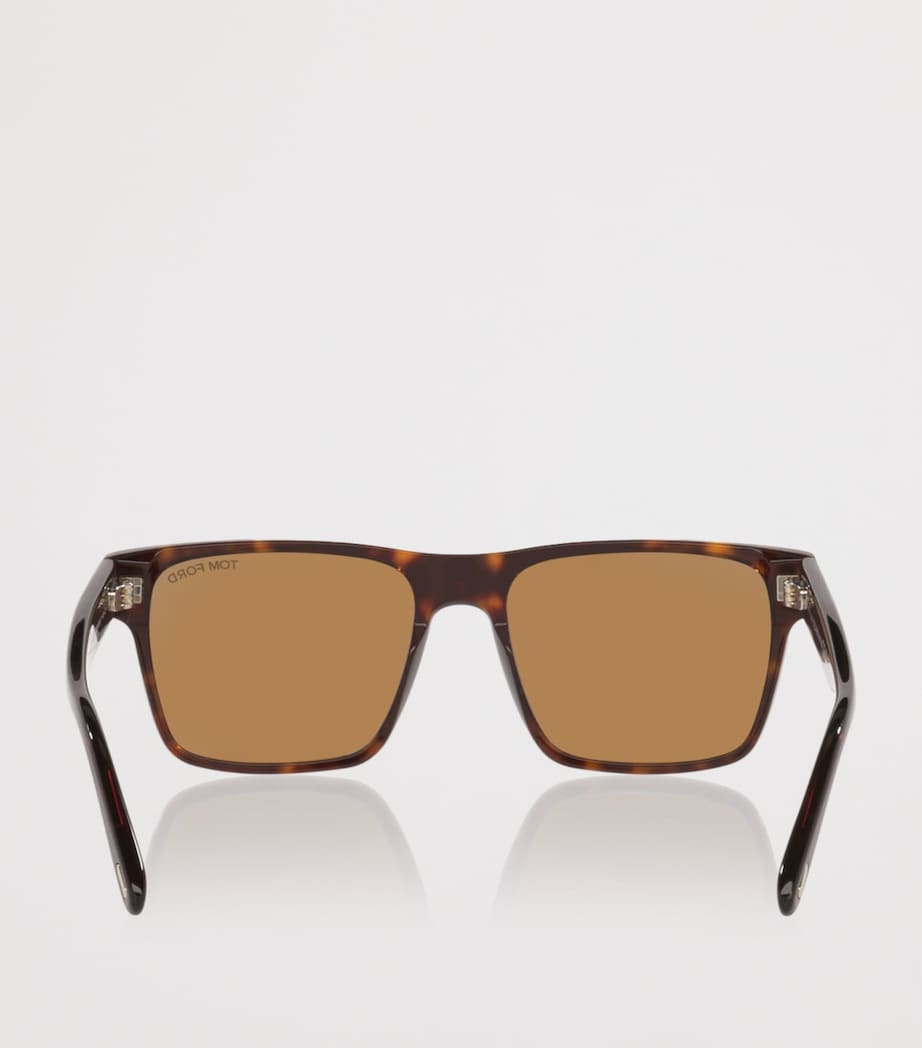 TOM FORD Tortoiseshell Calder Square Sunglasses Image 4