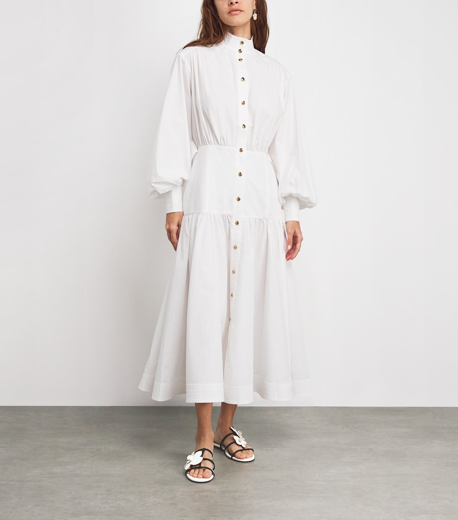 Leather Orchid Sandals MACA/MACADAMIA Image 2