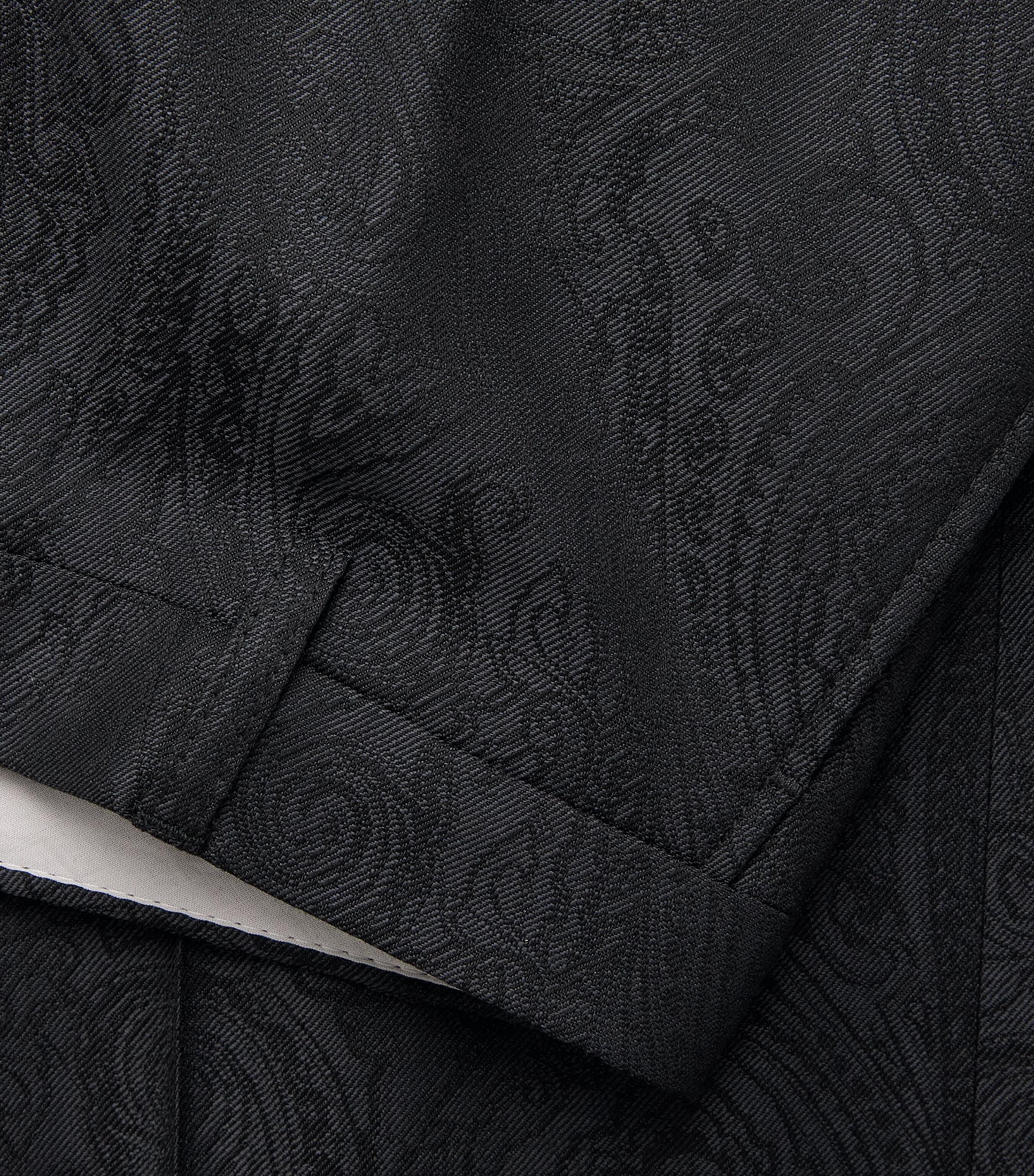 Etro Womens Wool Paisley Trousers Black Image 6