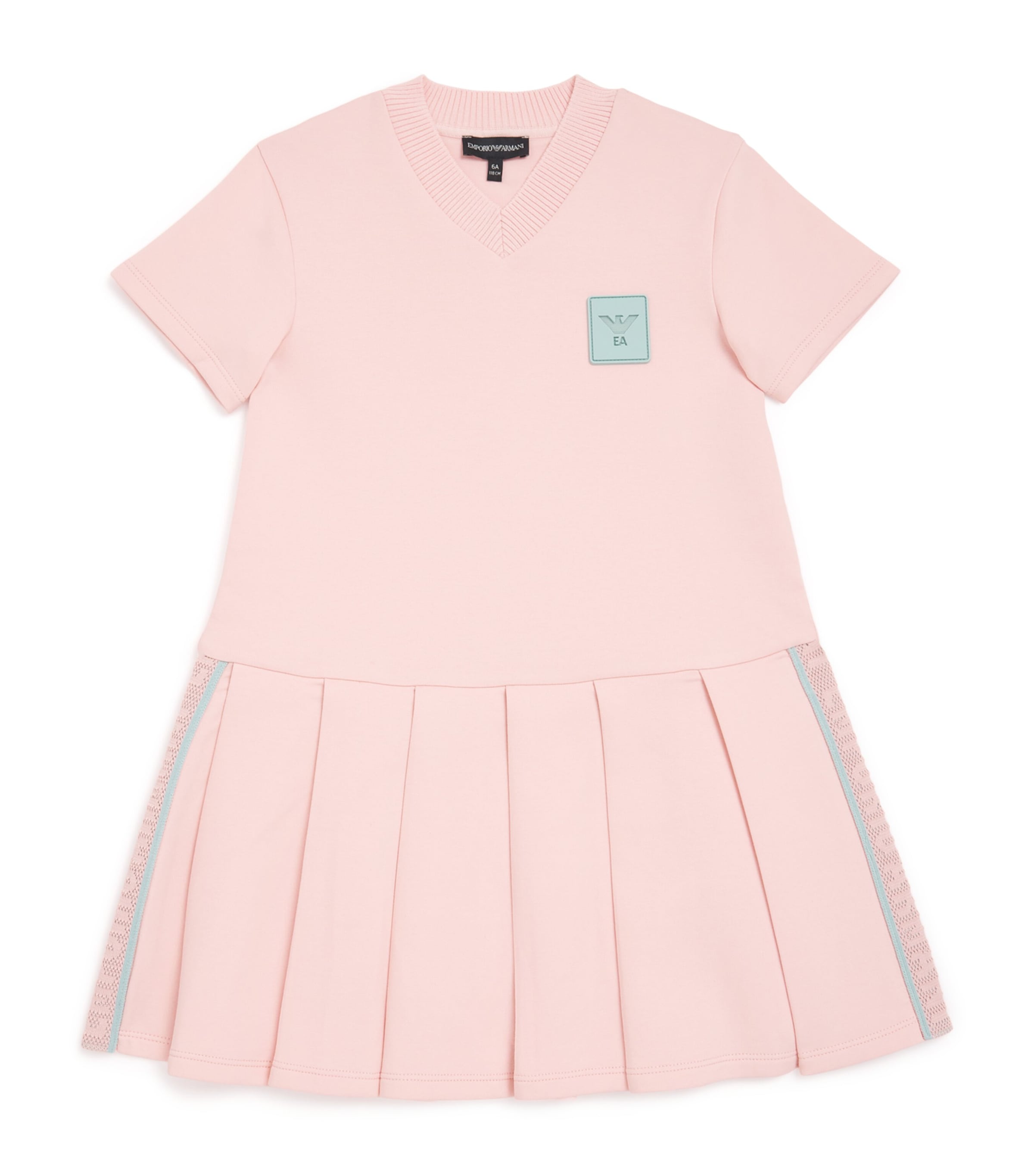 Pleated Mini Dress (4-14 Years) PEACHSKIN Image 1