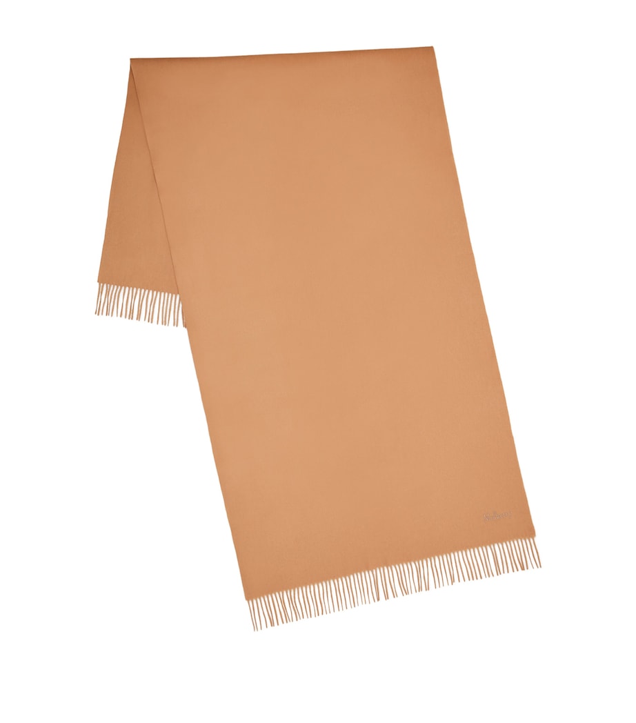 Mulberry Merino Wool Scarf Camel Image 1