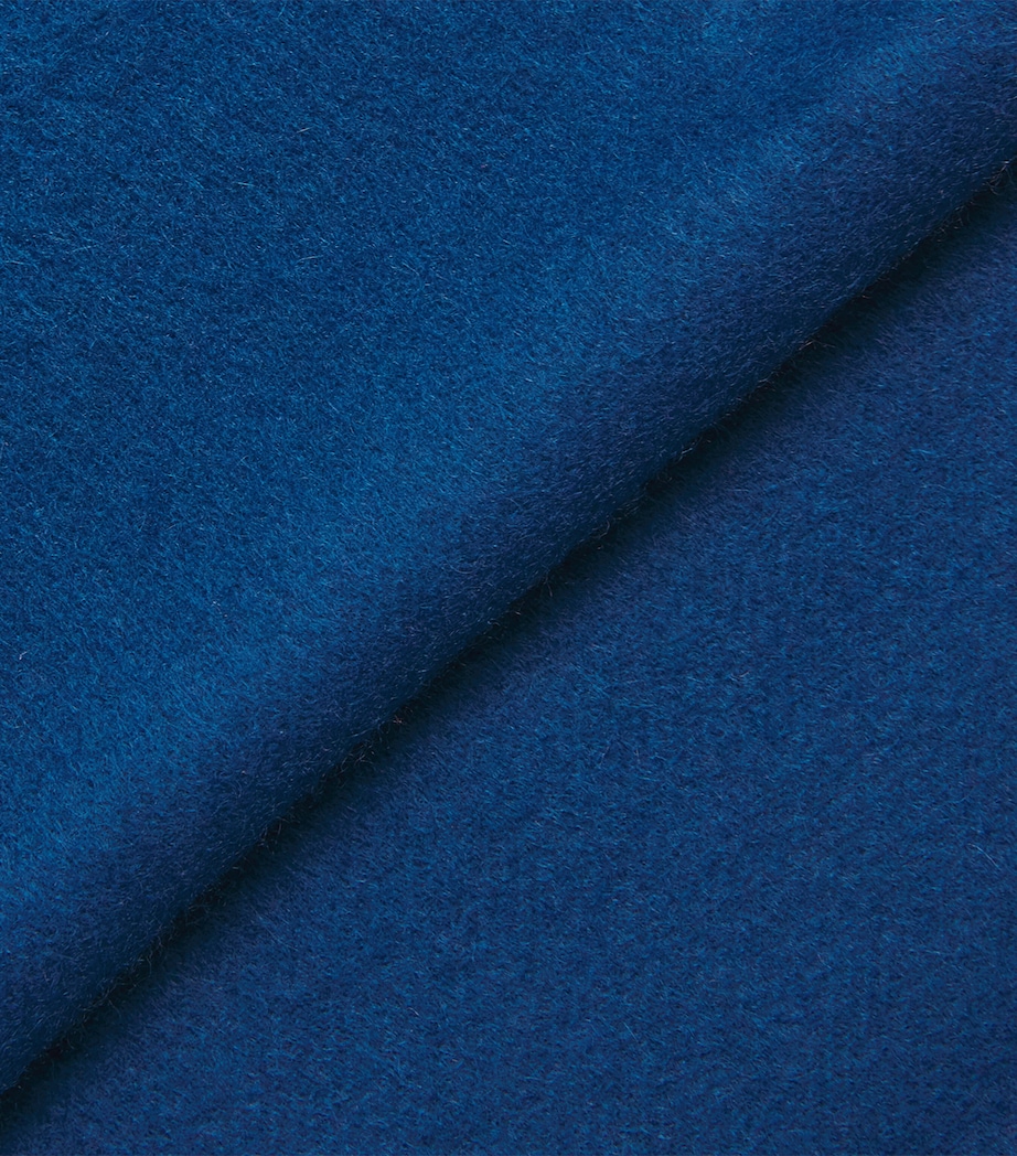 Johnstons Of Elgin Natural Cashmere Scarf Petrol Image 4