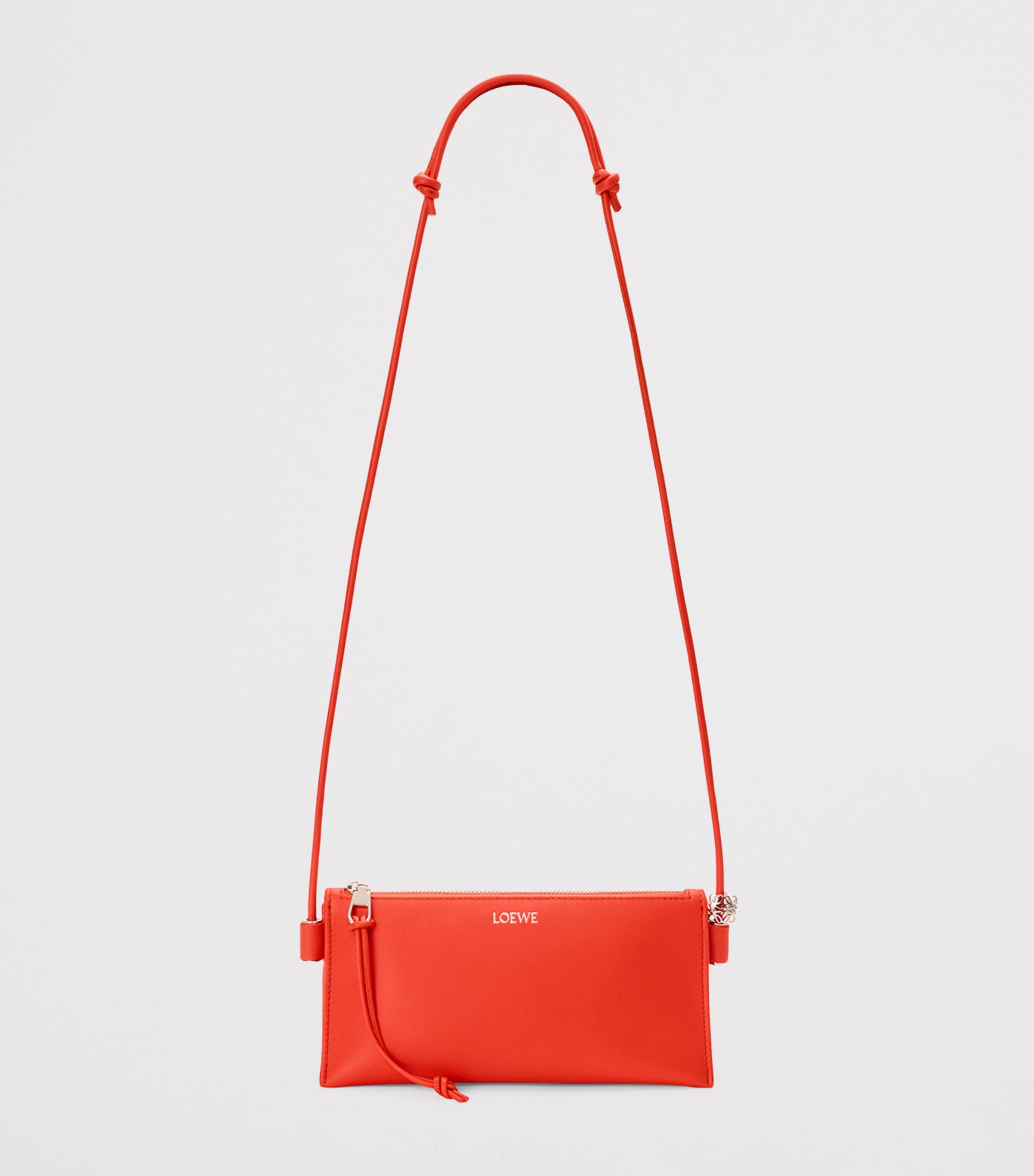 LOEWE Leather Joya Pouch Sunrise Orange Image 8