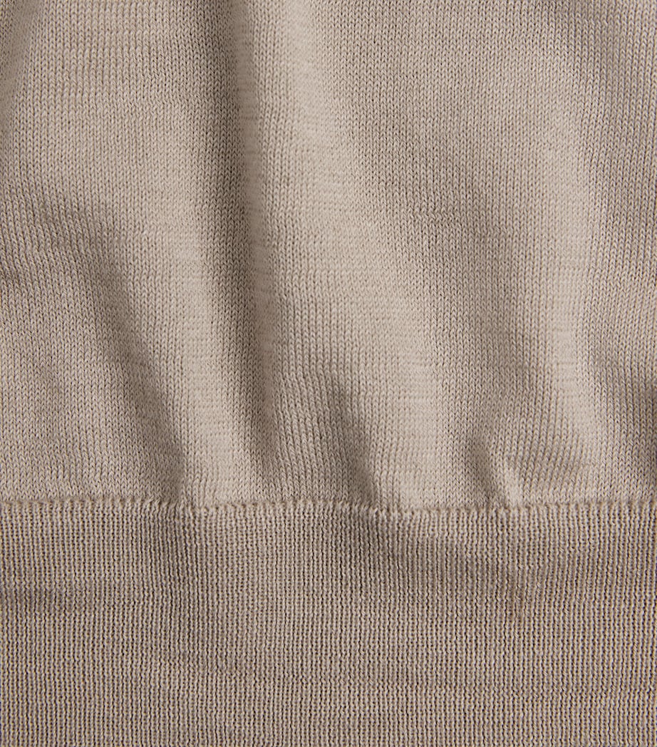 Sunspel Mens Sea Island Cotton-Cashmere Sweater Image 6