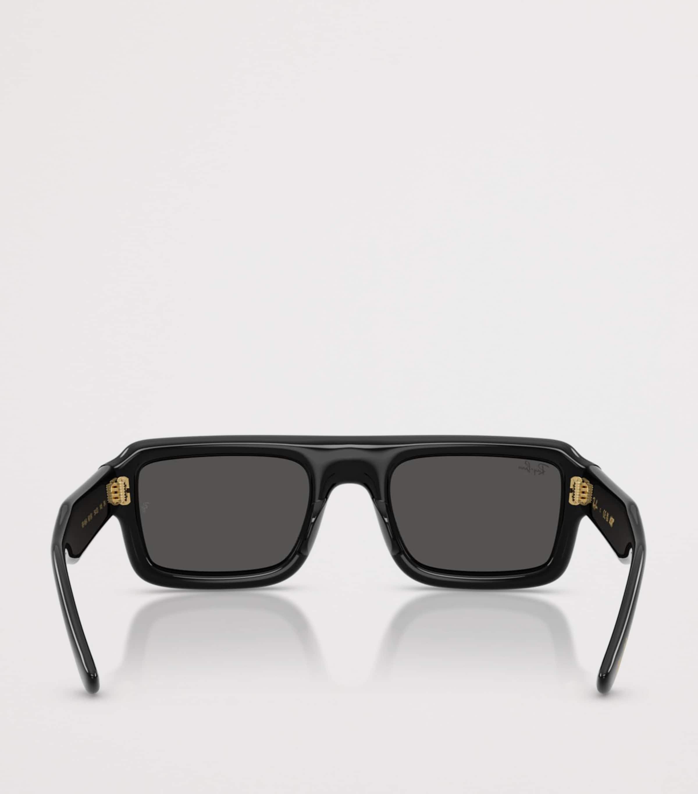 Ray-Ban Flacko Puffer Pilot Sunglasses Black Image 3