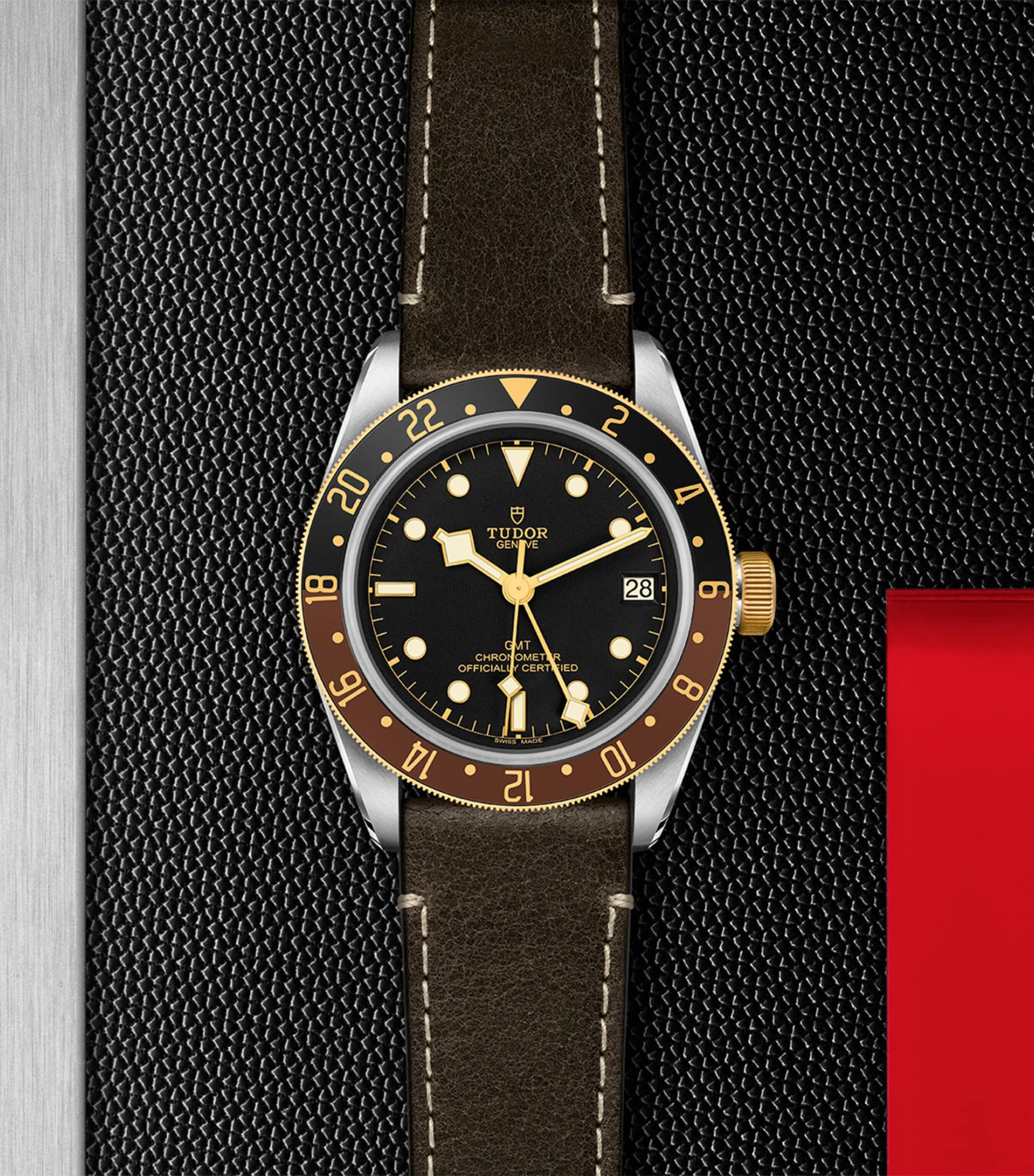 TUDOR Black Bay GMT Stainless Steel and Yellow Gold Watch 41mm Black Image 3
