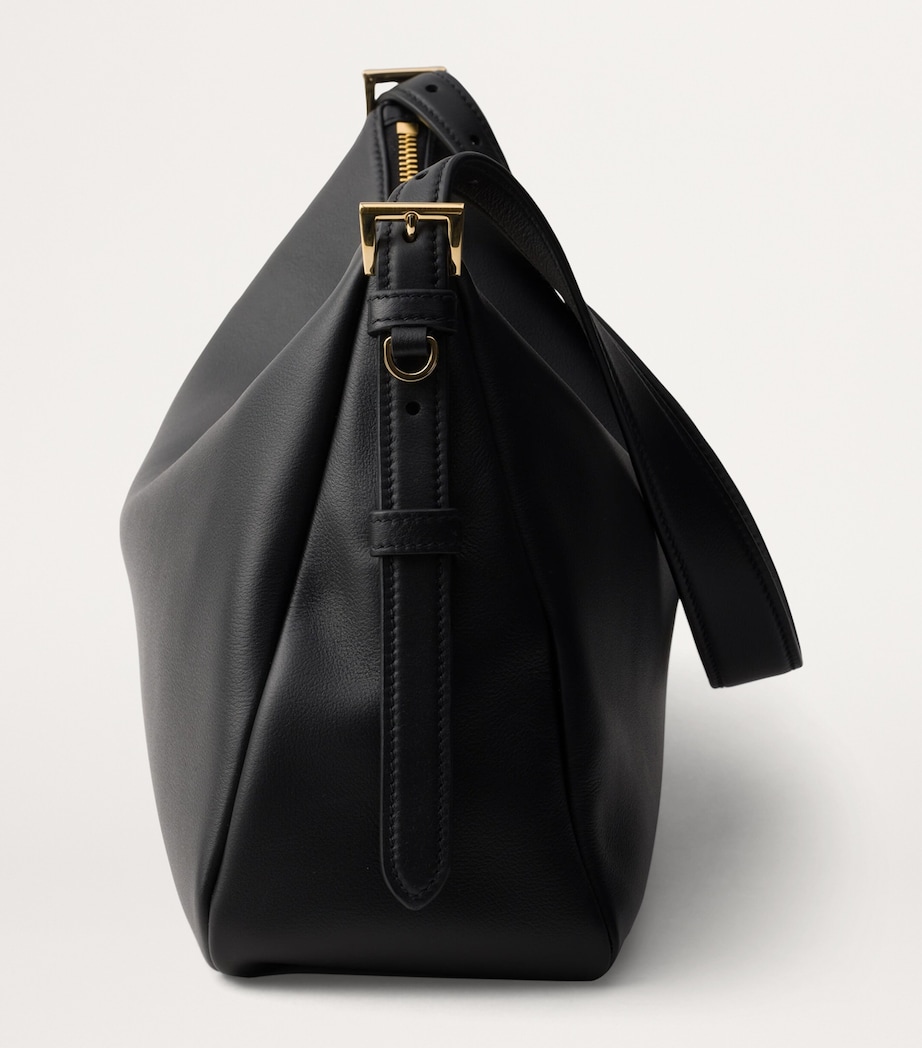 Large Calf Leather Aimée Shoulder Bag F0002 Image 4