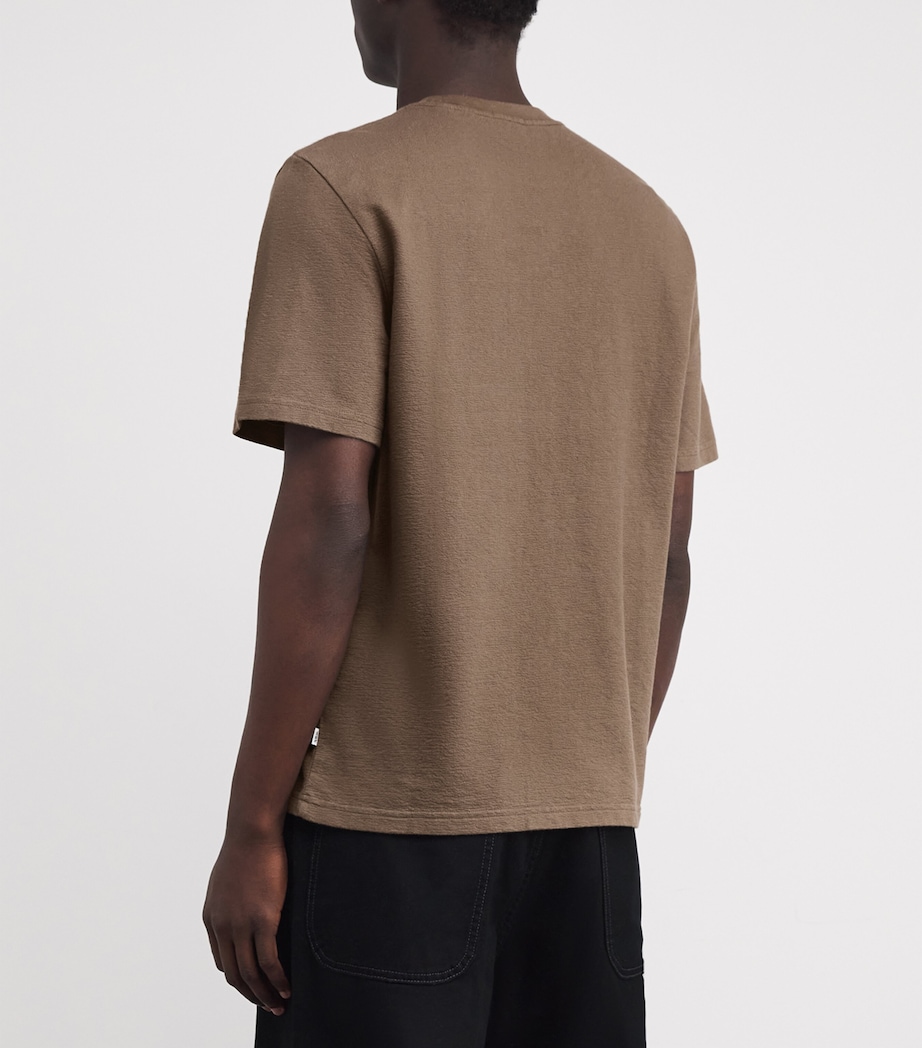 Organic Cotton Dean T-Shirt KHAKI BROWN Image 4