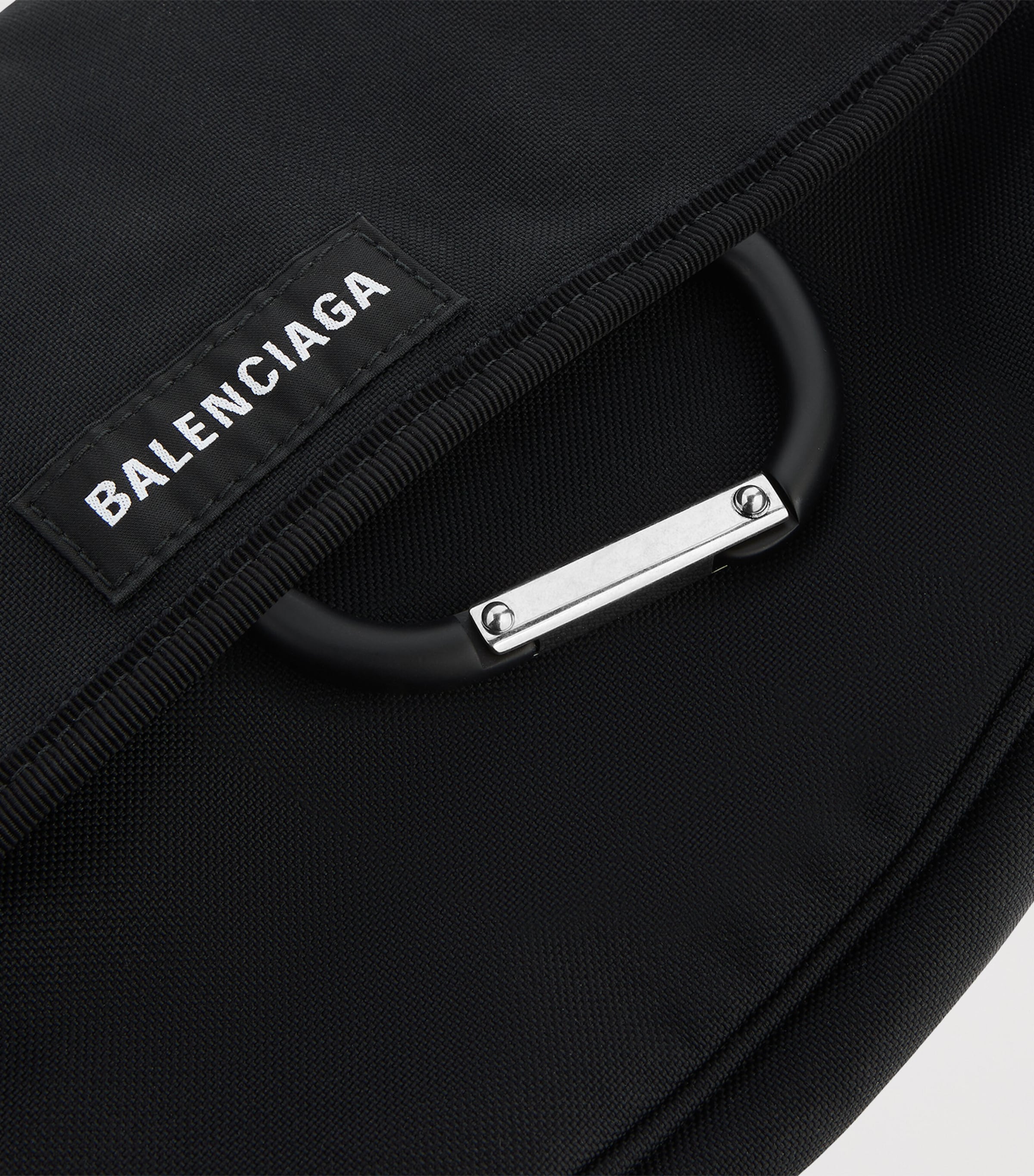 Balenciaga Black Explorer Flap Messenger Bag | Harrods US