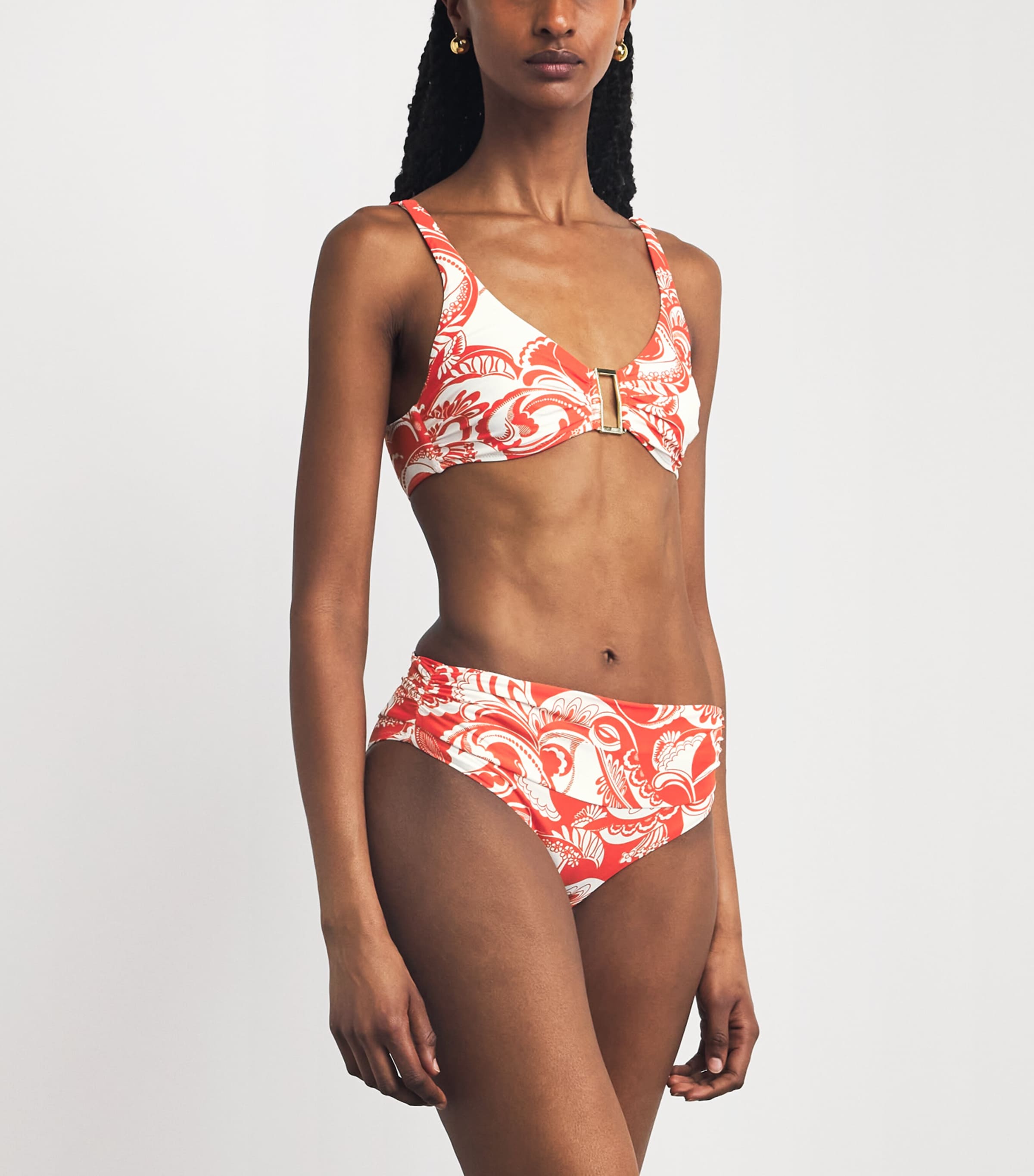 Melissa Odabash Womens Floral Bel Air Bikini Top Floral Image 2