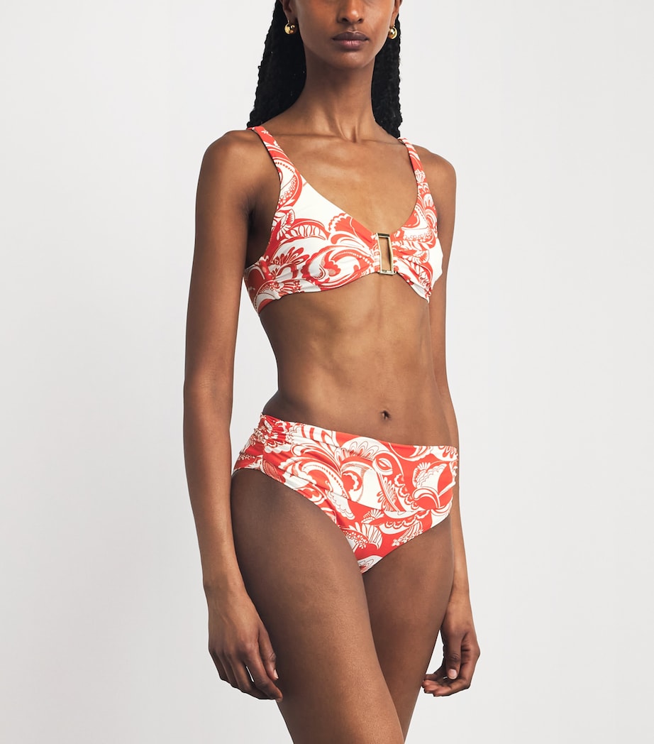 Melissa Odabash Womens Floral Bel Air Bikini Top Floral Image 2