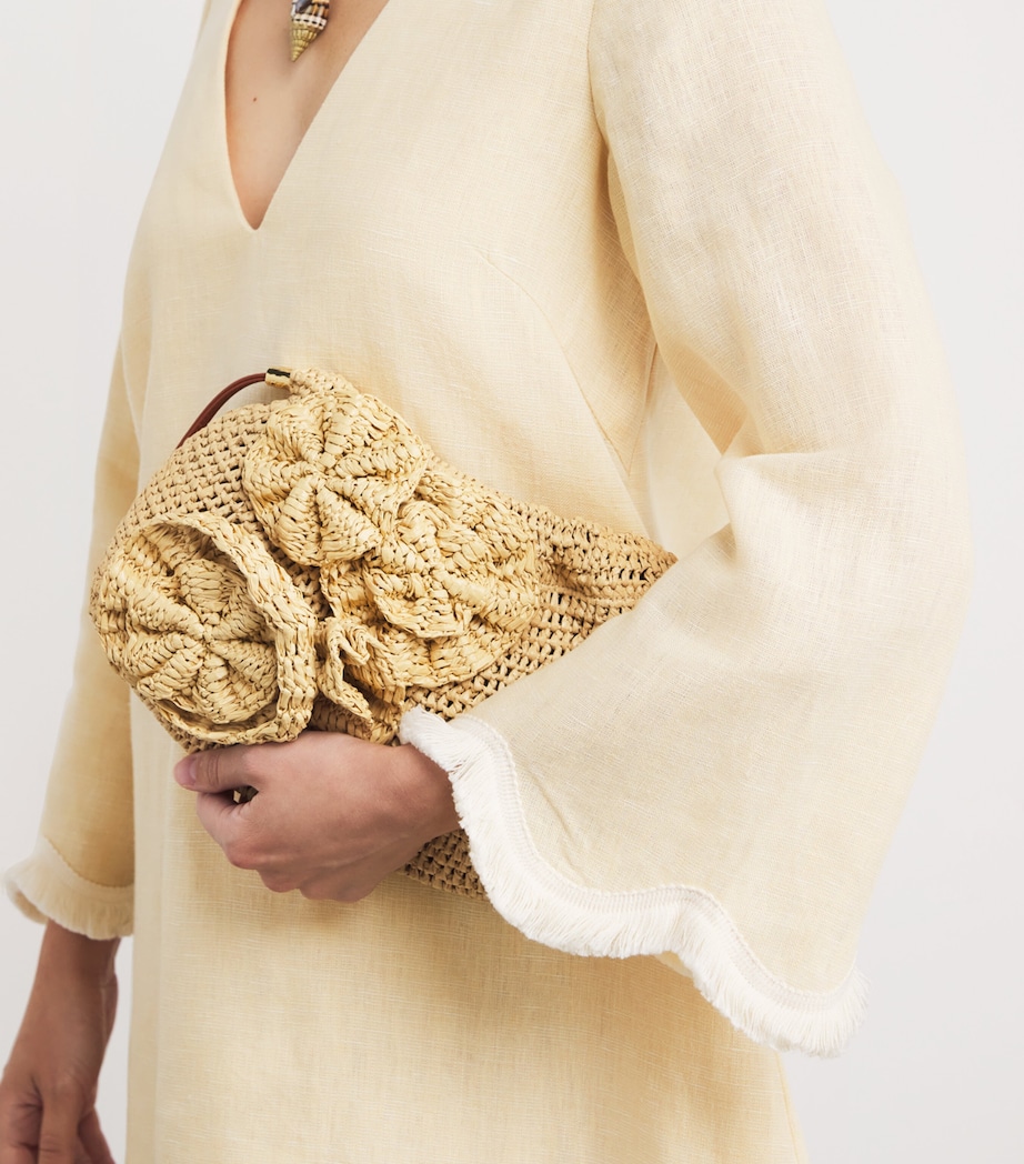 Linen Essie Kaftan DUSTY CITRON Image 6