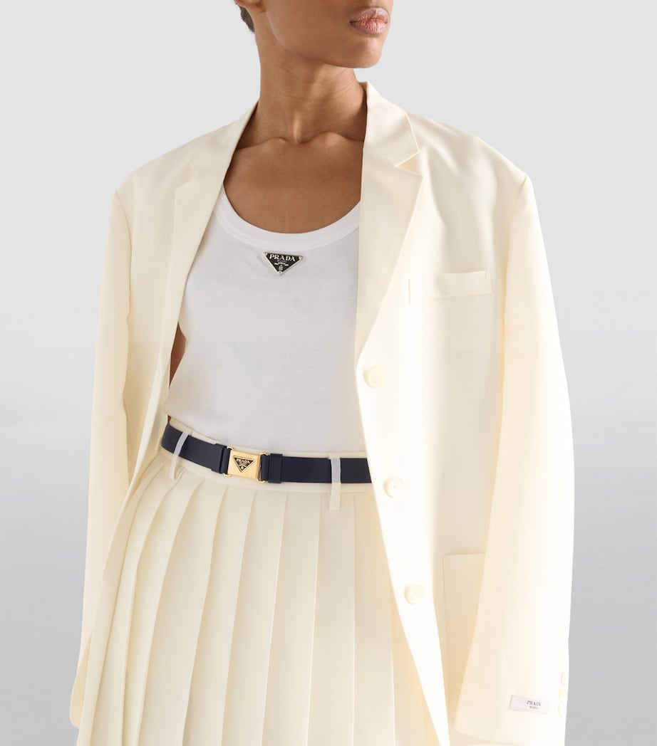 Leather Triangle Belt F0632 Image 3