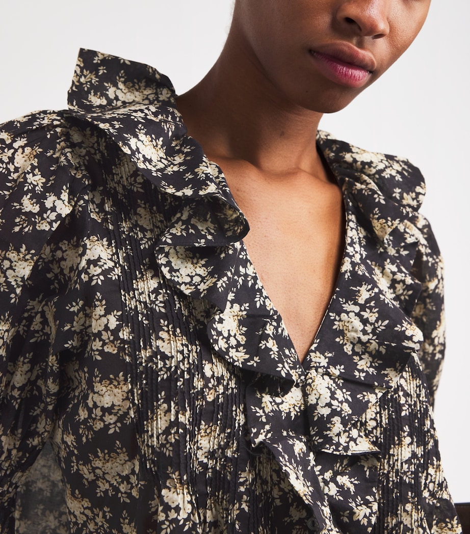 Organic Cotton Henri Blouse NIOR ROSIER FLORAL Image 6