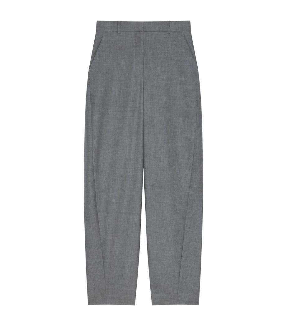 Wool Cocoon Trousers MEDIUM GREY Image 1