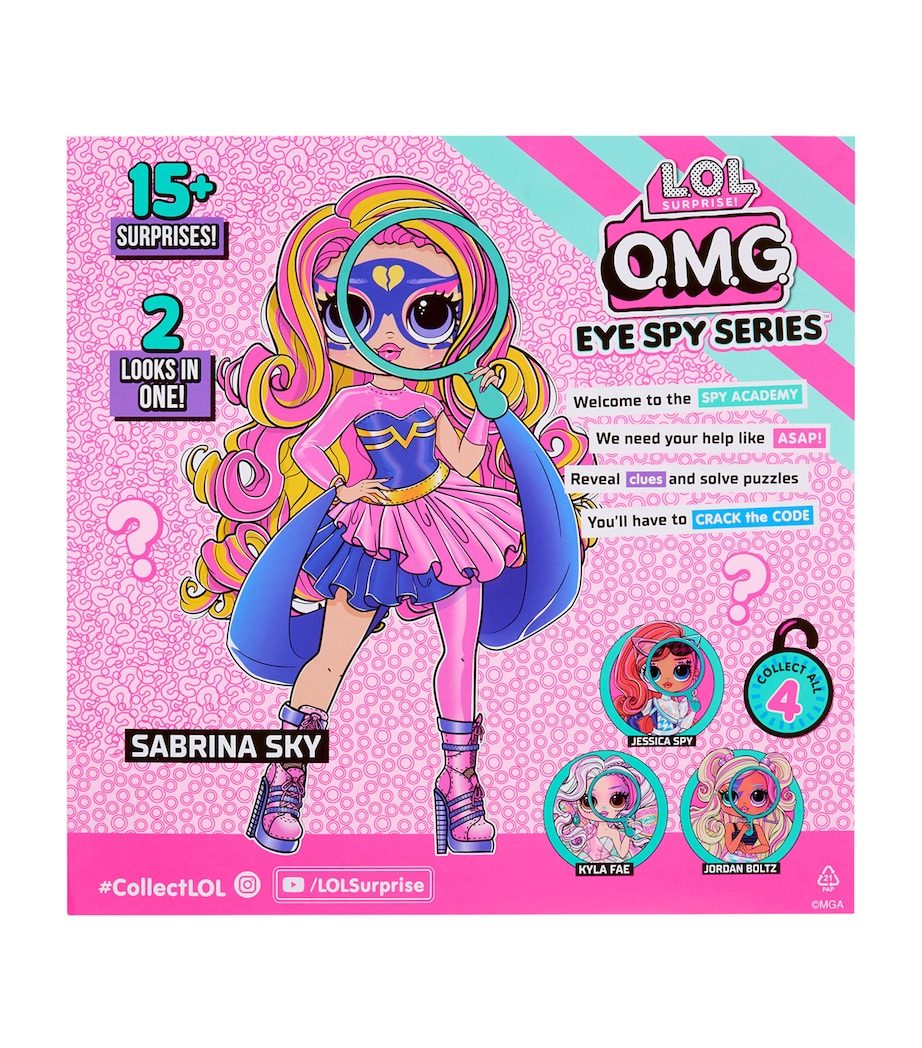 OMG Eye Spy Superhero Doll MULTI Image 3