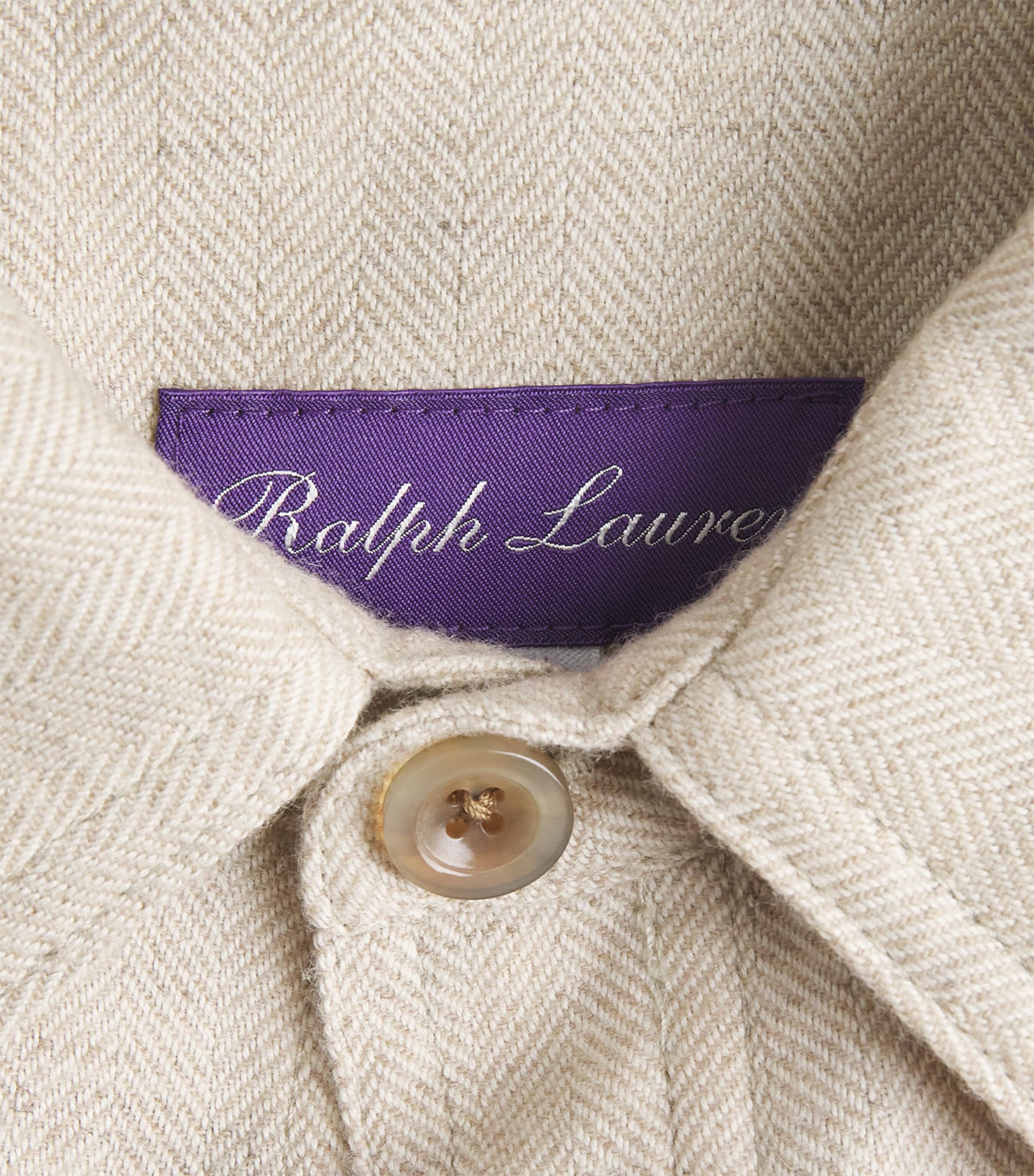 Cotton-Cashmere Twin-Pocket Overshirt BEIGE Image 5