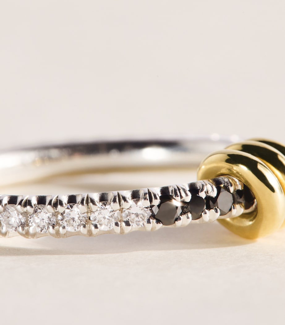 Spinelli Kilcollin Sterling Silver, Yellow Gold and Diamond Sirius Ring Sterling Silver Image 3