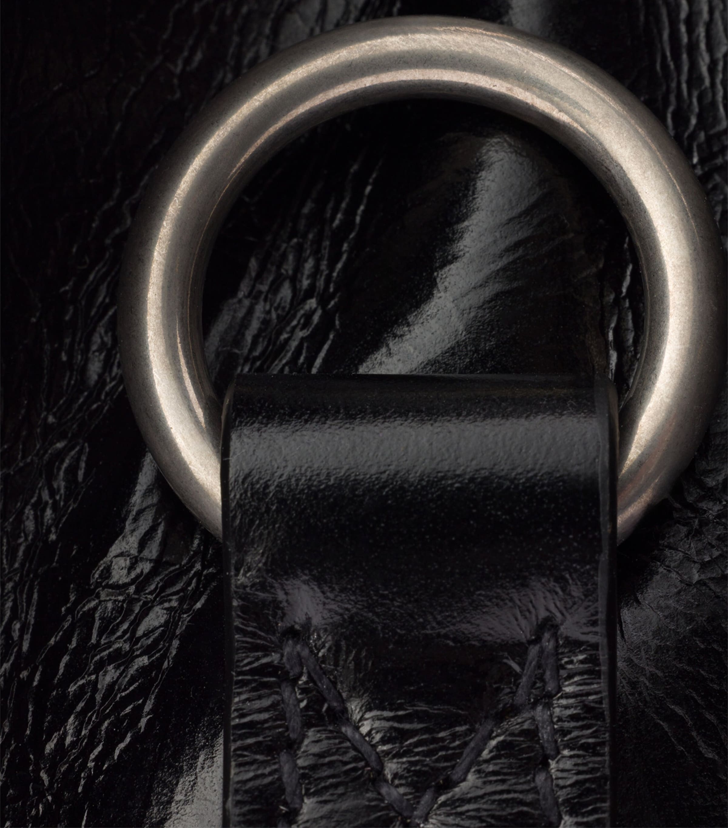 Small Leather Tote Bag F0002 Image 5