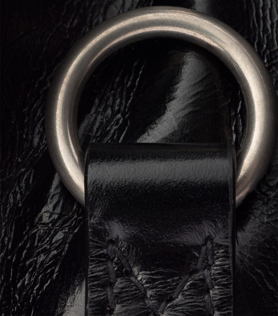 Small Leather Tote Bag F0002 Image 5