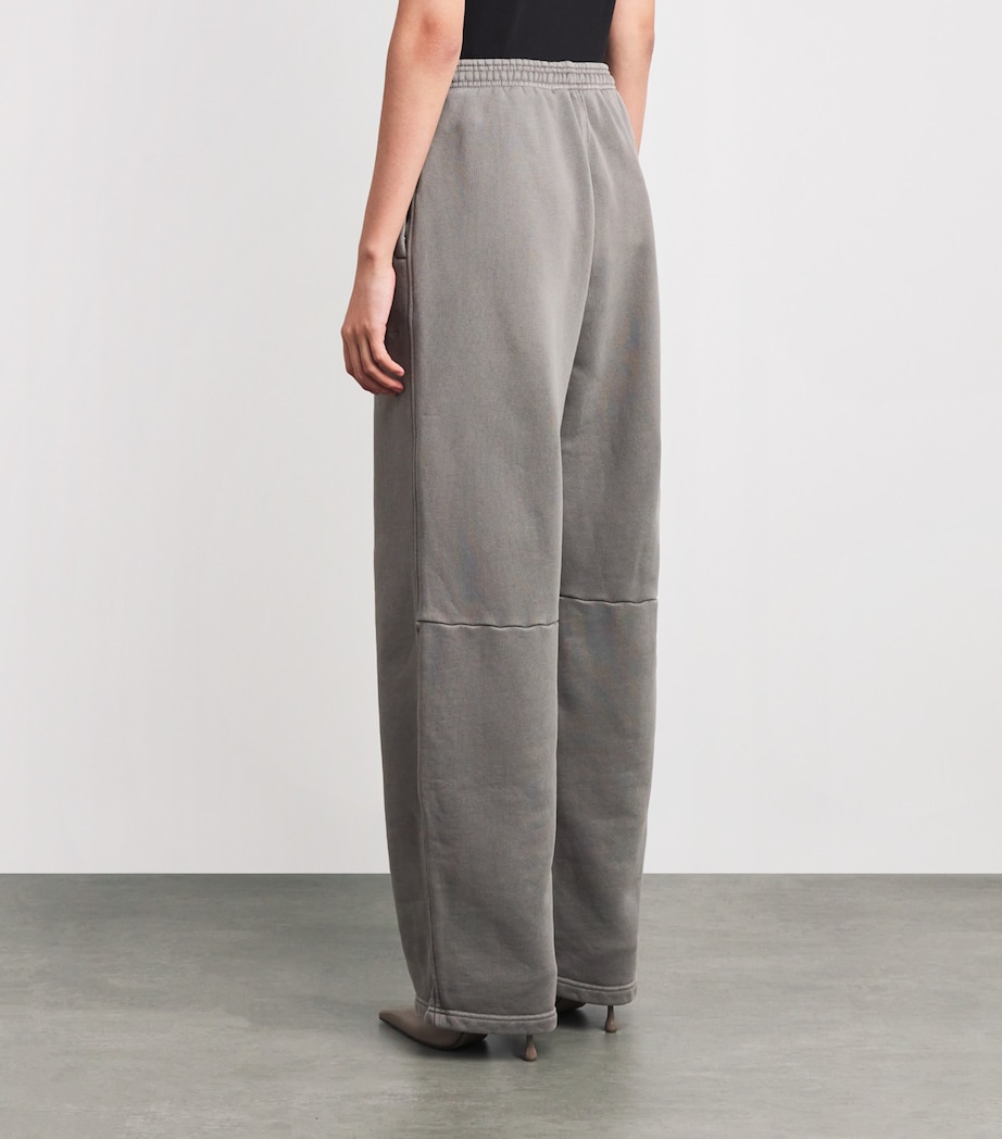 Cotton Articulated-Leg Sweatpants 064A WASHED CEMENT Image 4