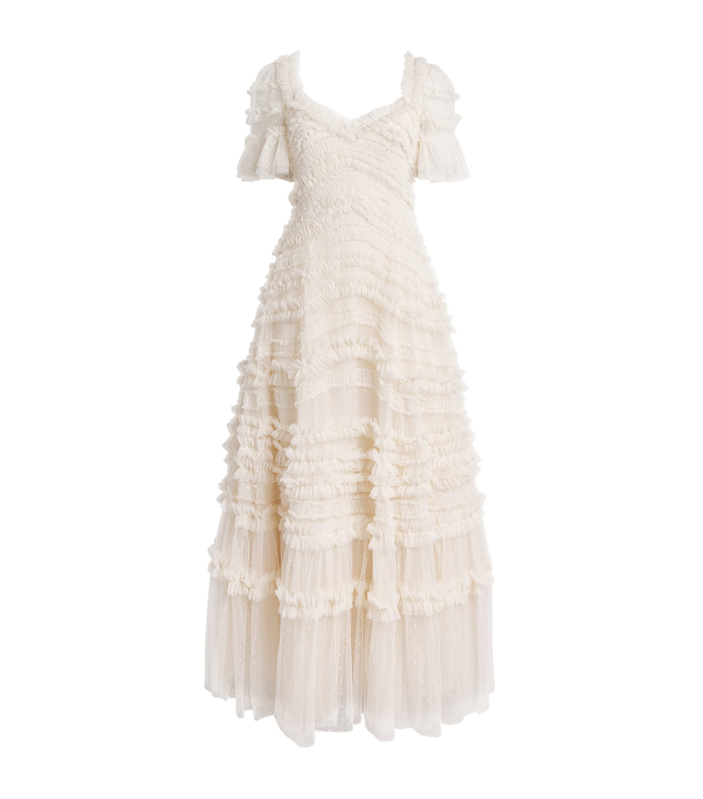 Ruffle Amara Gown CREAM Image 1