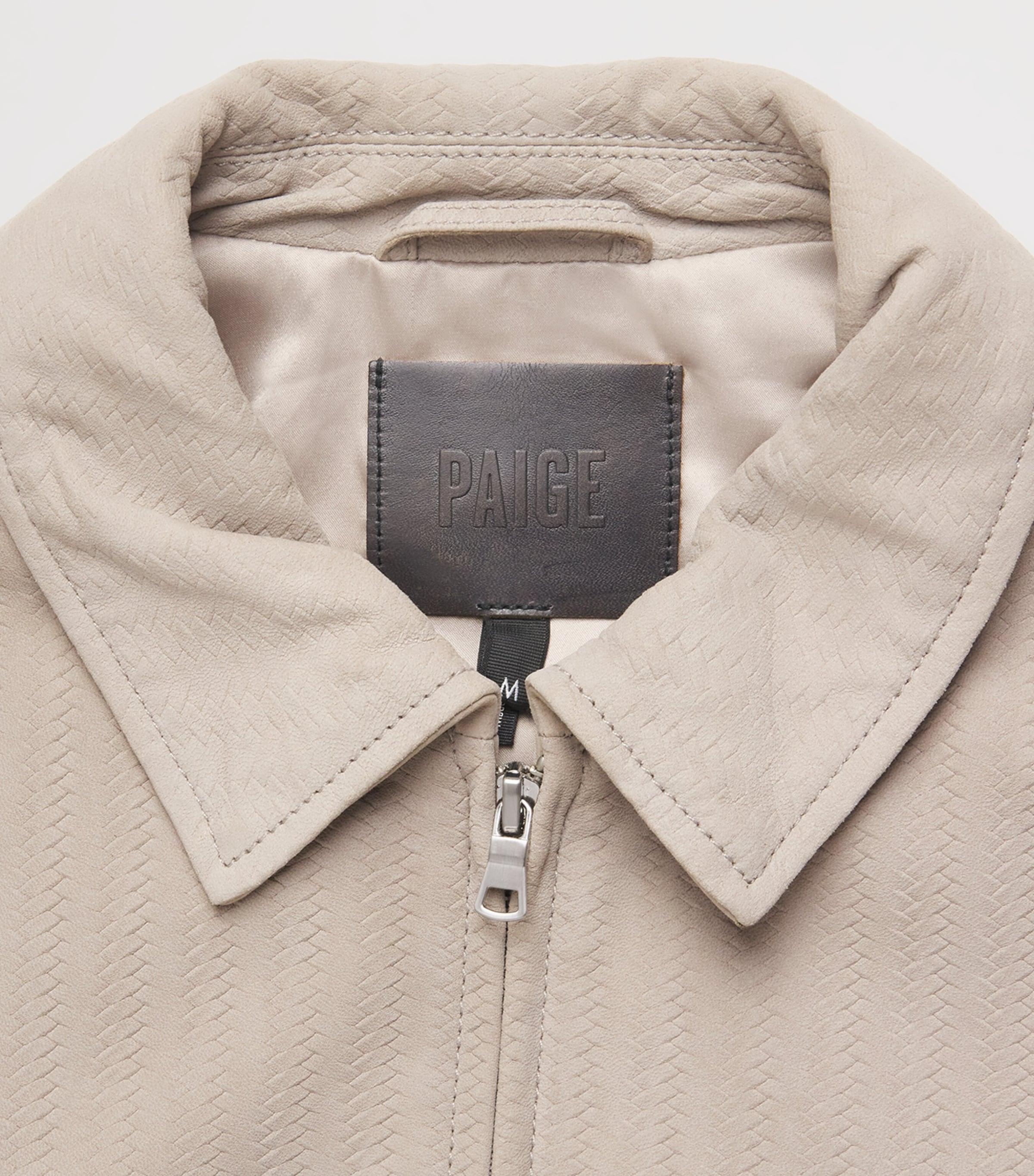 Suede Bomber Jacket SANDSTONE Image 6