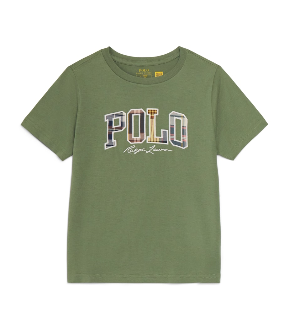 Ralph Lauren Kids Cotton Logo T-Shirt (2-7 Years) Cargo Green Image 1