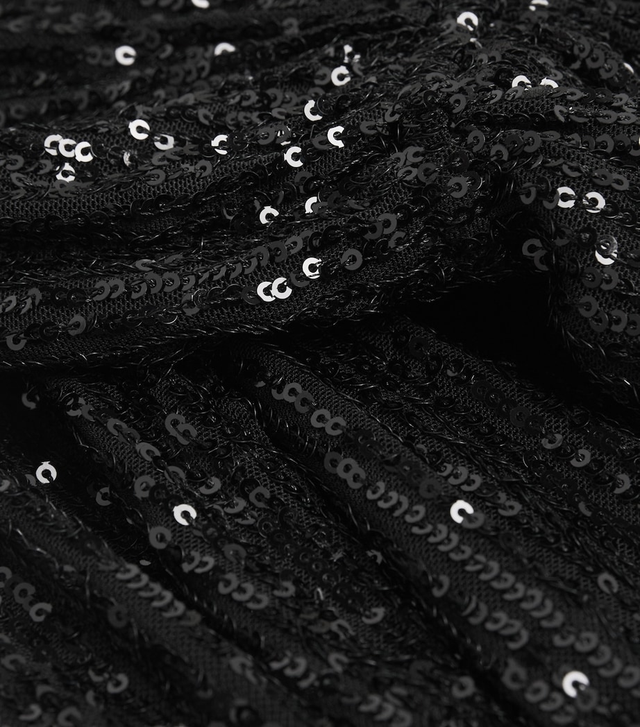 Sequinned Vilma Blouse BLACK Image 5